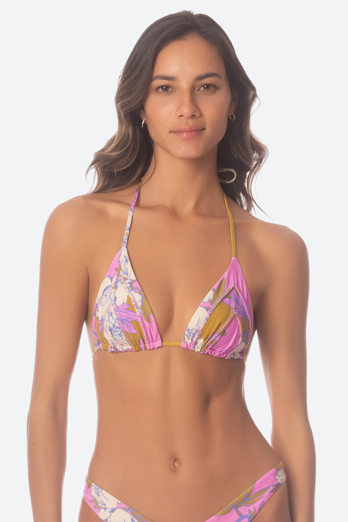 Premium Maaji Pink Fiore Alana Bikini Top - Ultimate Beach Style