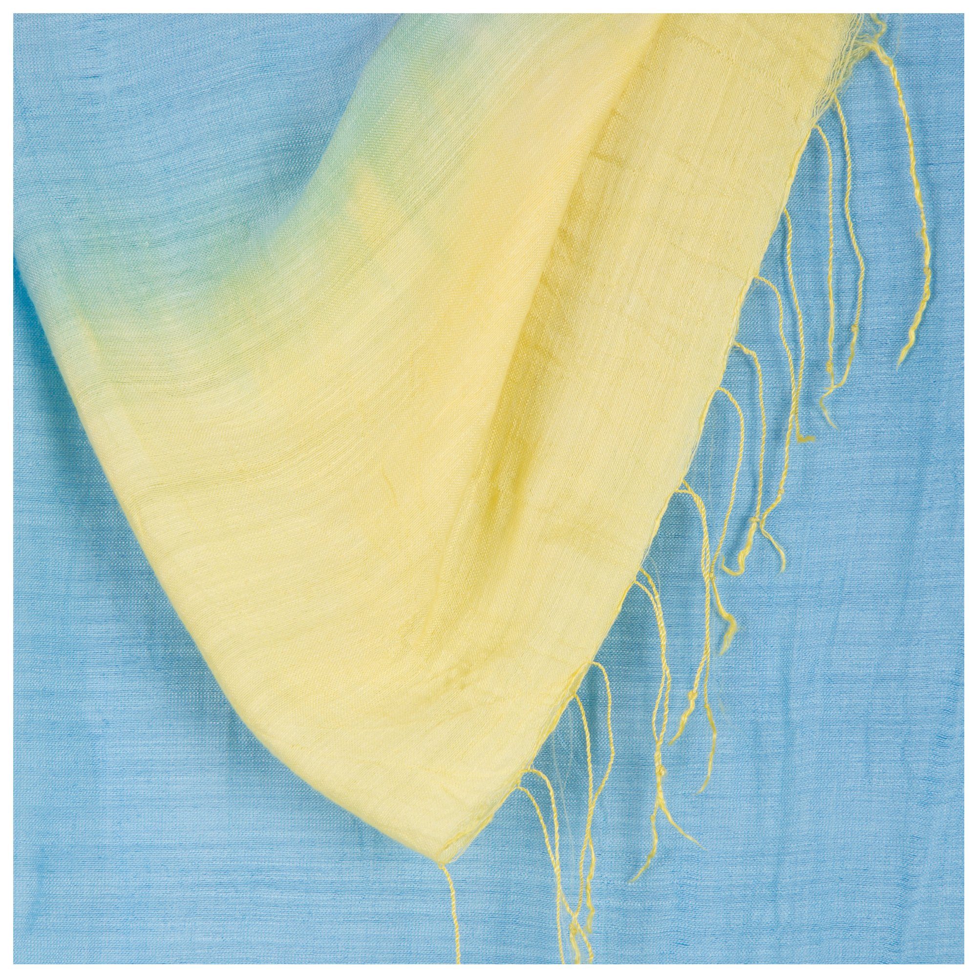 Premium Silk & Linen Connection Scarf - Handcrafted Elegance