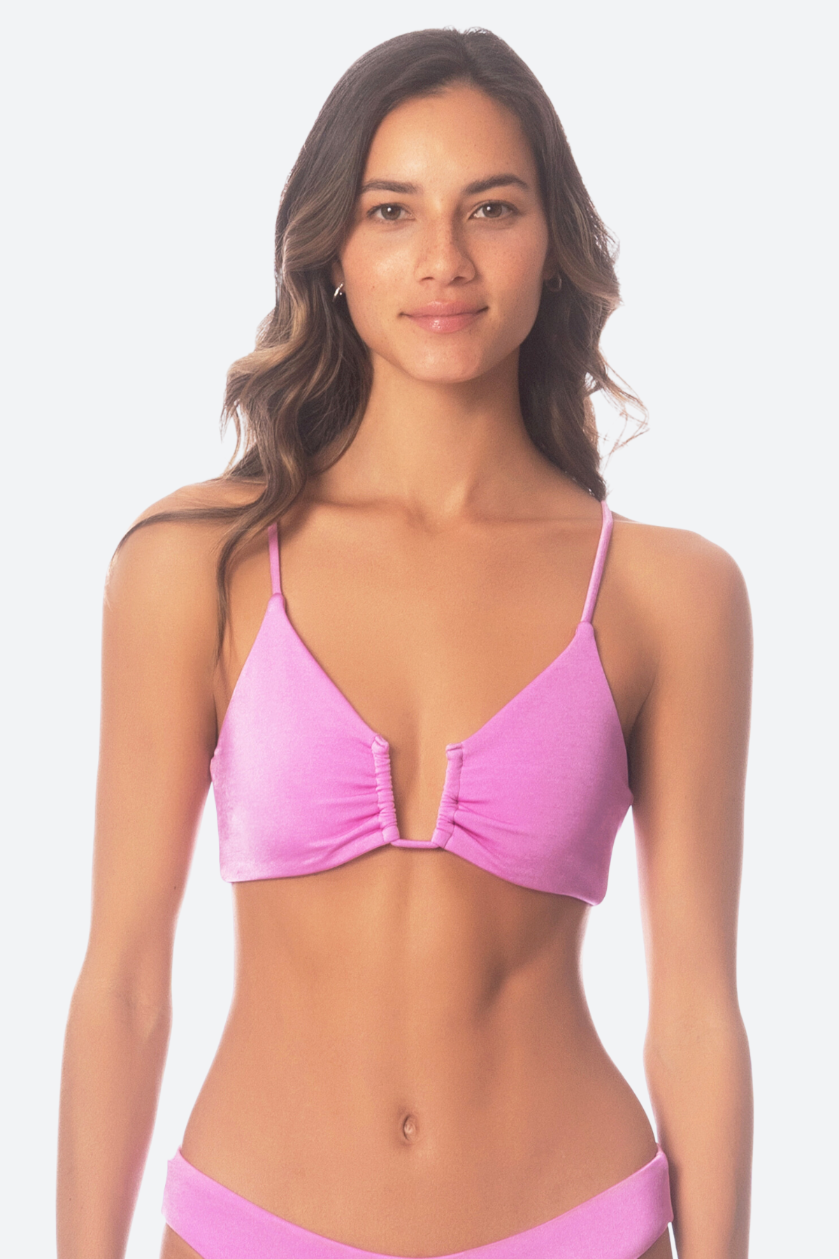 Maaji Premium Fondant Pink Bia Reversible Bikini Top