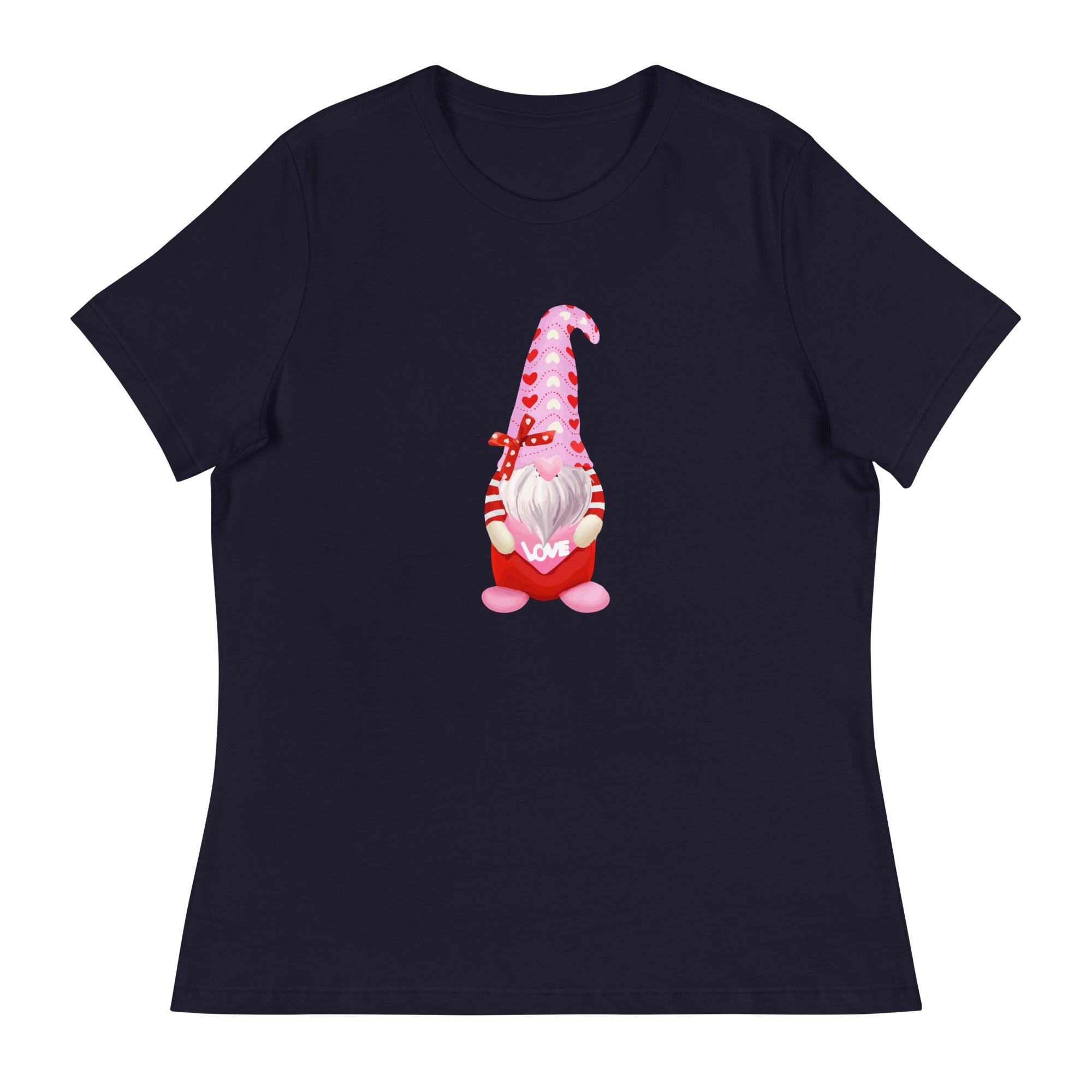 Premium Valentine Gnome Women's Relaxed Fit T-Shirt