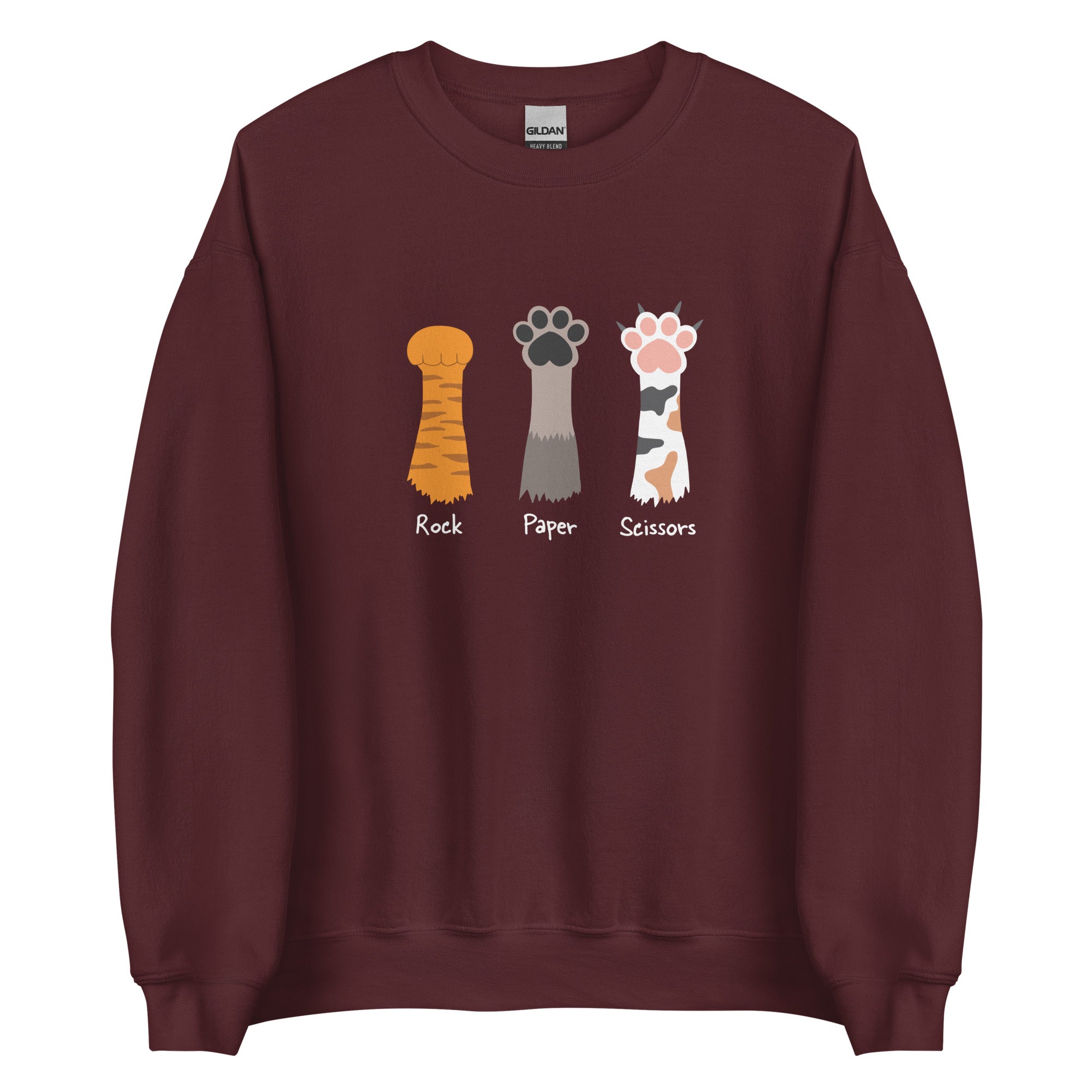 Premium Rock Paper Scissors Crewneck Sweatshirt - Ultimate Comfort & Style