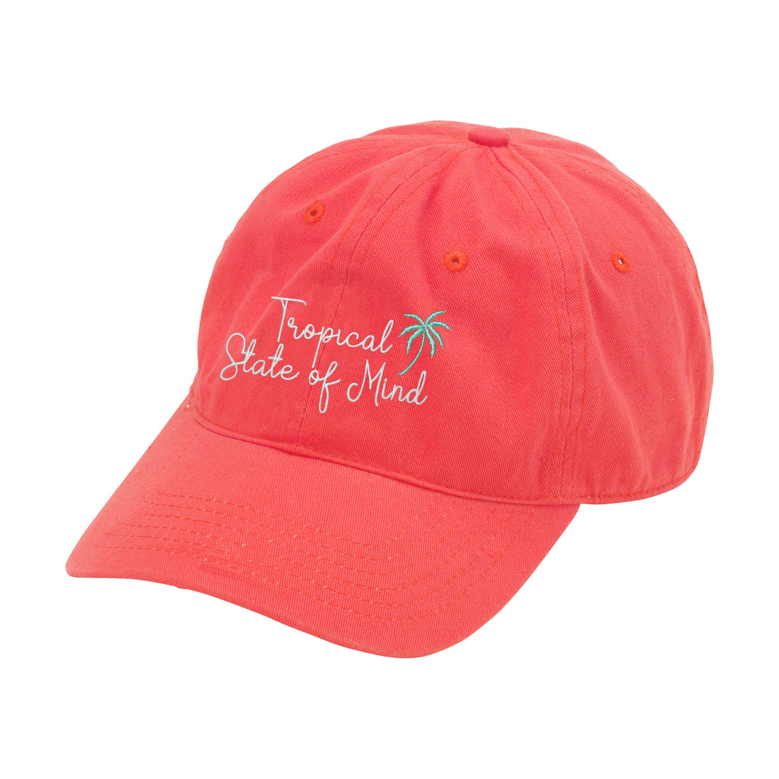 Premium Tropical State of Mind Coral Cap - Ultimate Beach Essential