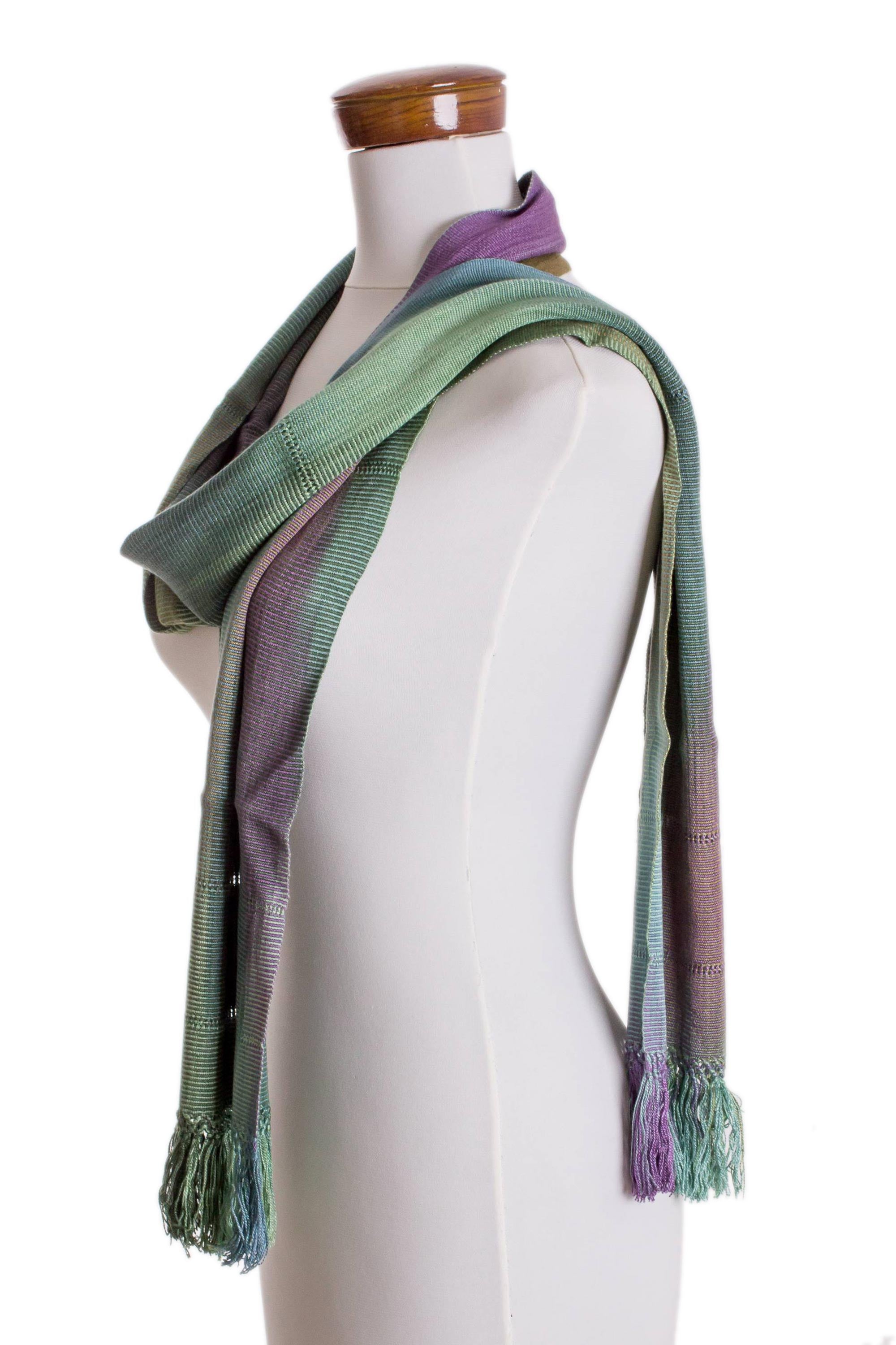 Premium Handwoven Rayon Wrap Scarf - Eco-Friendly & Stylish