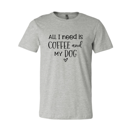 Premium Unisex 'Coffee & Dog Lover' T-Shirt