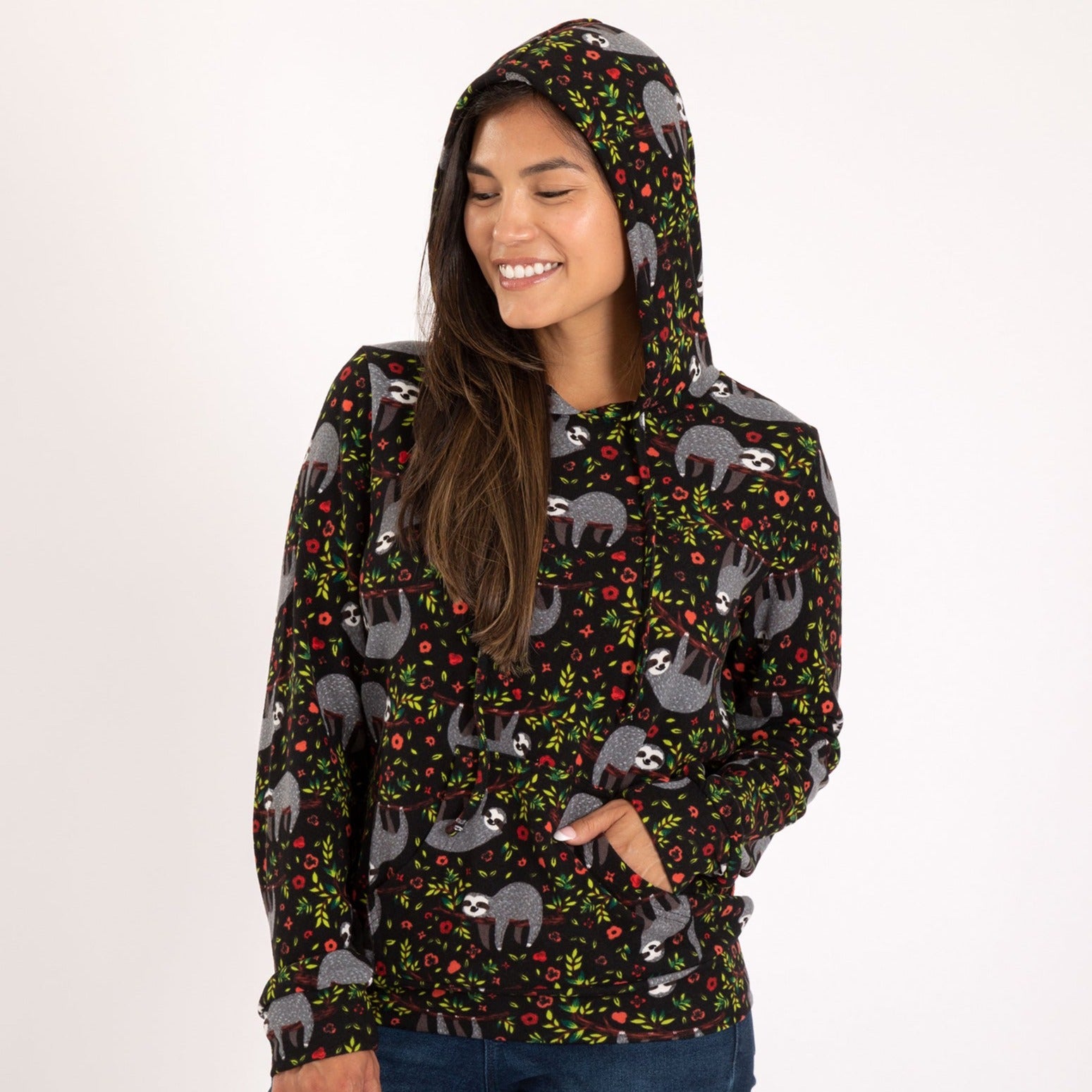 Ultimate Cozy Print Terry Hoodie