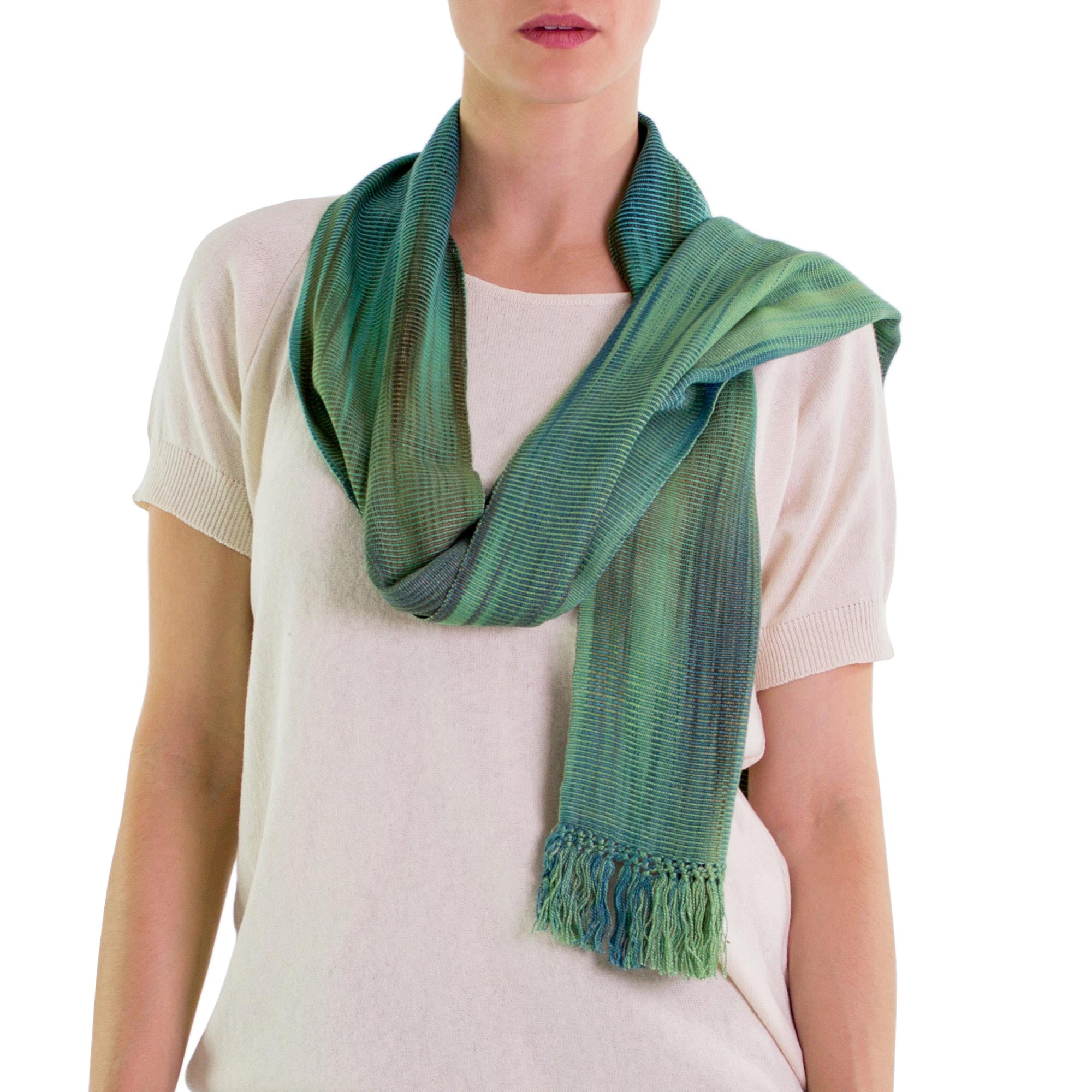 Premium Handcrafted Rayon Chenille Scarf - Solola Valley Collection