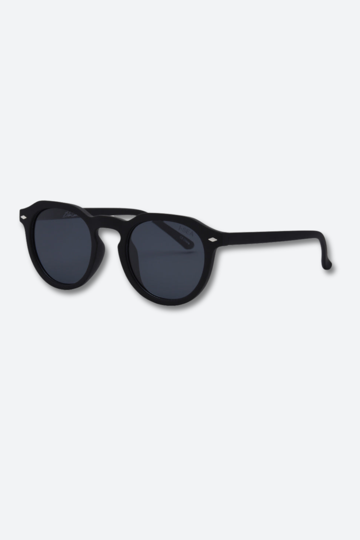 I-SEA Blair Signature Sunglasses - Black / Smoke Polarized Lens