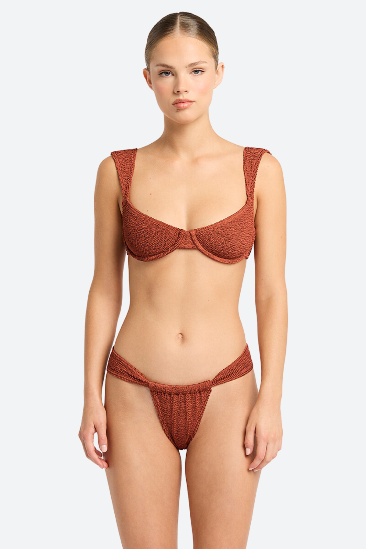 Premium Georgia Balconette Top - Bronze Shimmer by Bond-Eye