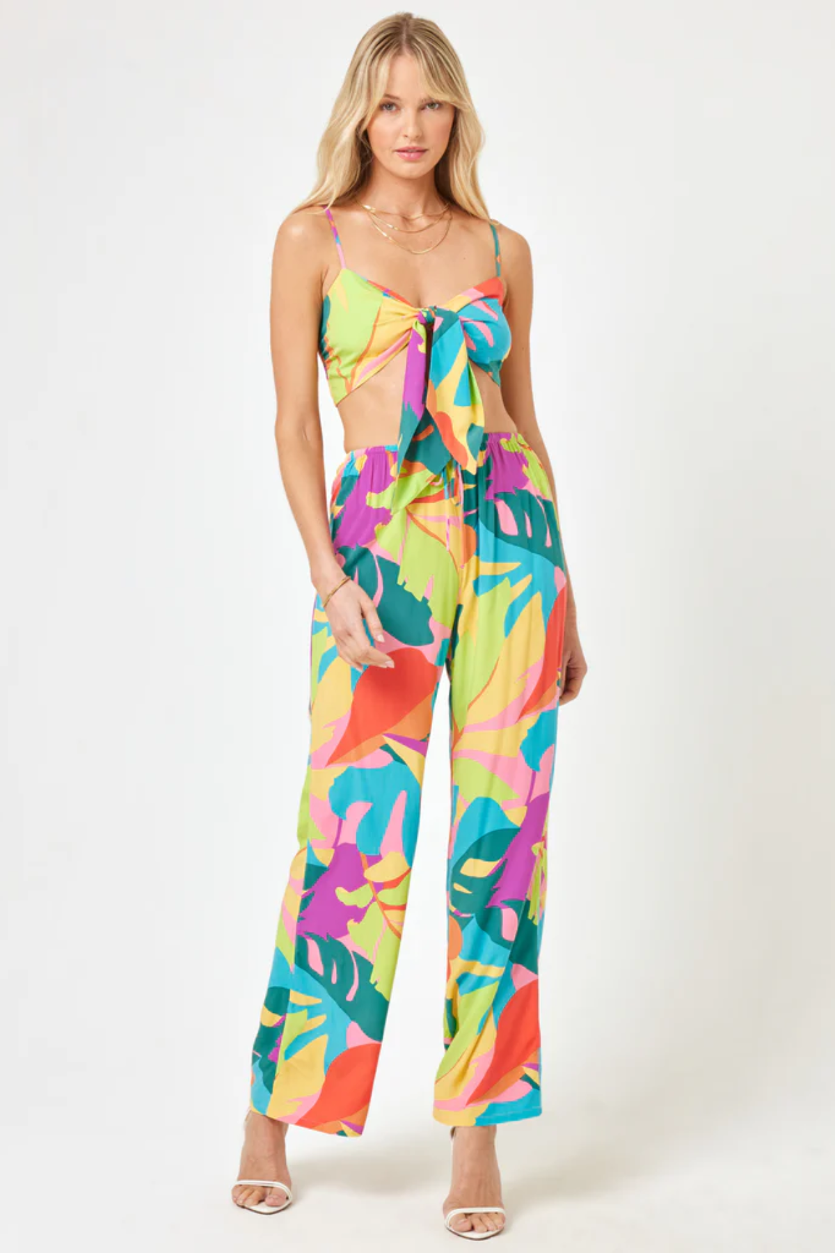 Premium Tanya Top - Tropical Copacabana Print