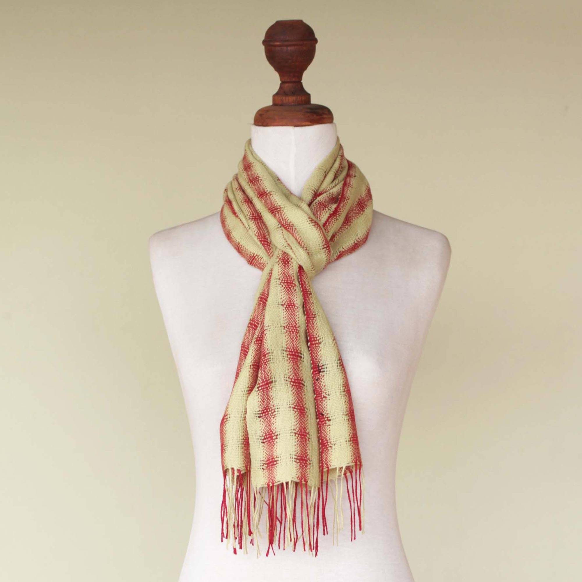 Premium Sunset Sky Alpaca Scarf - Ultimate Comfort & Style