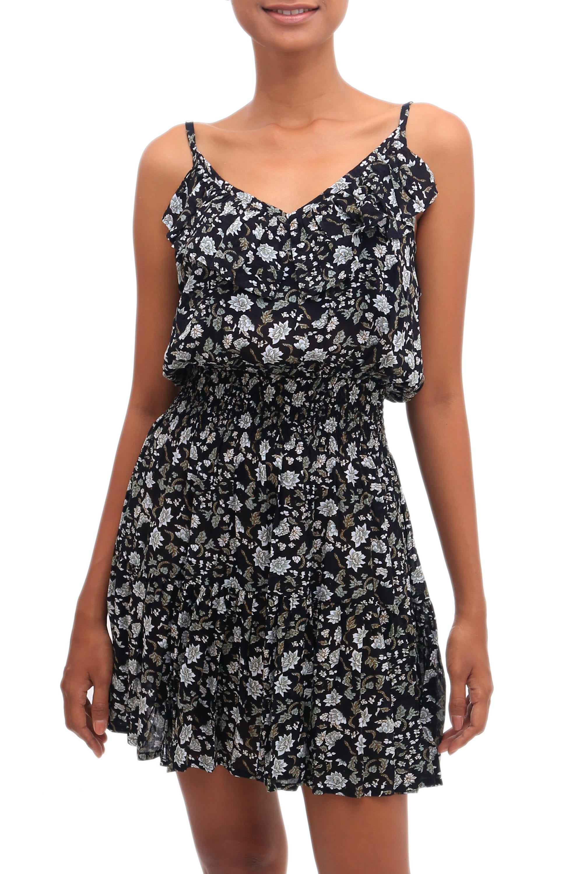 Premium Bali Floral Rayon Sundress - Ultimate Summer Style