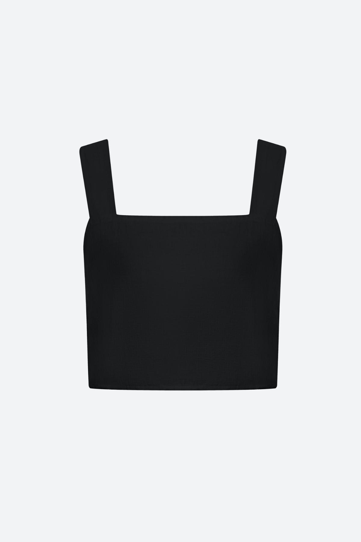 Premium Black Vitamin A Tallows Crop Top - Modern Fit & Comfort