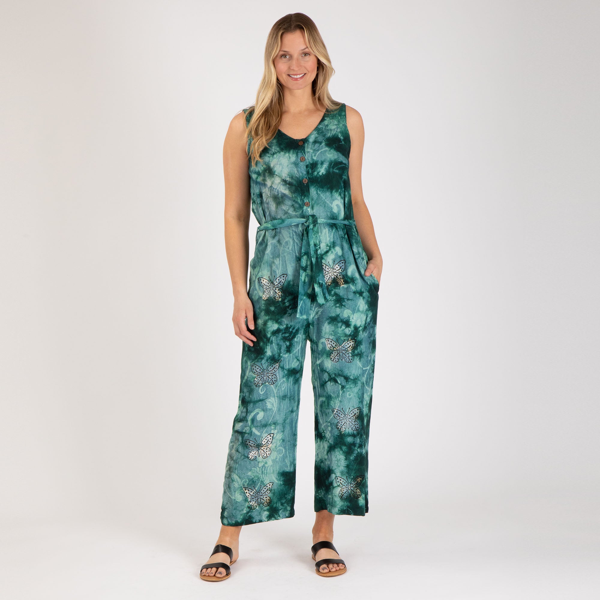 Premium Butterfly Bloom Handcrafted Jumpsuit