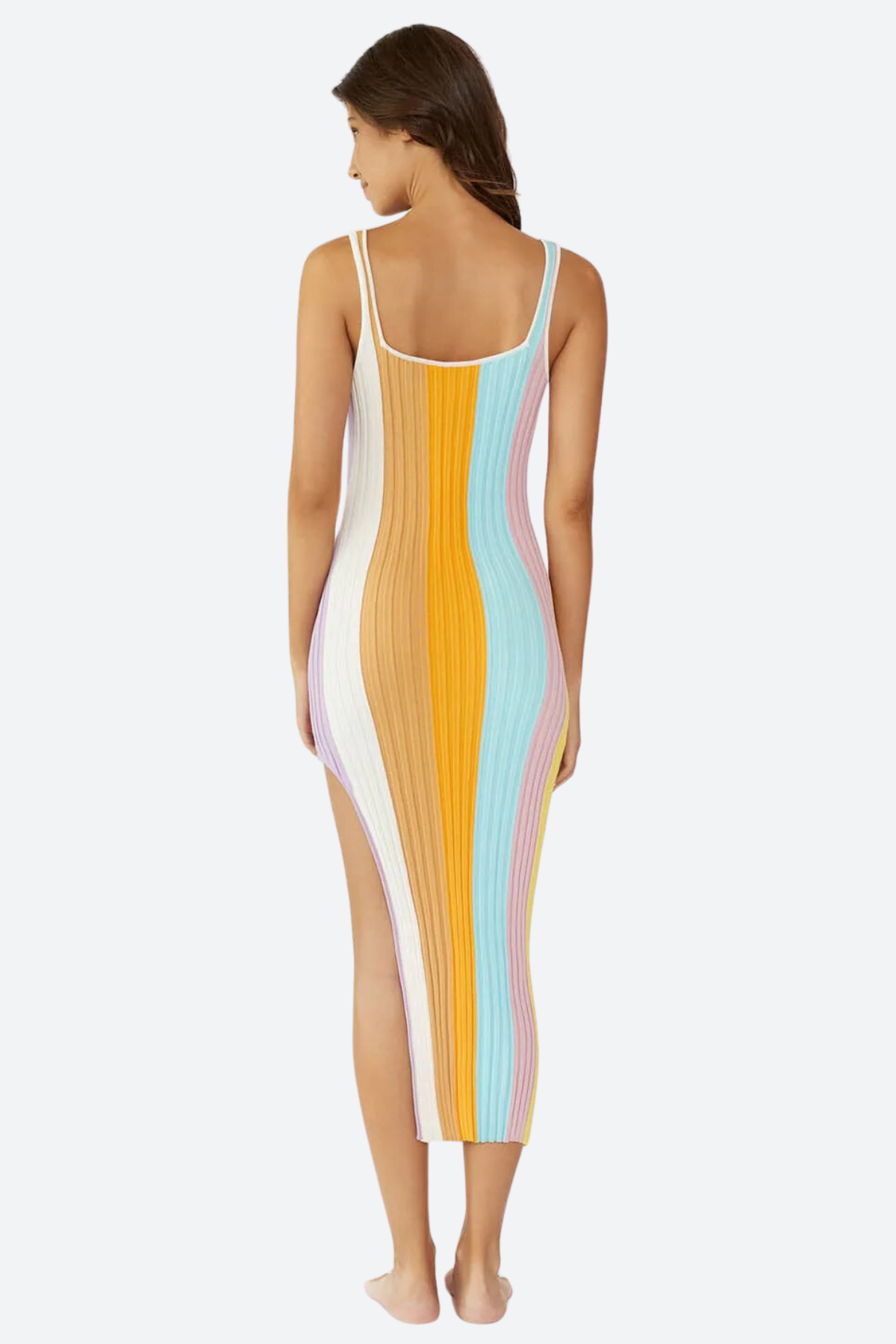 Premium PQ Swim Piper Slit Dress - Botanica Print