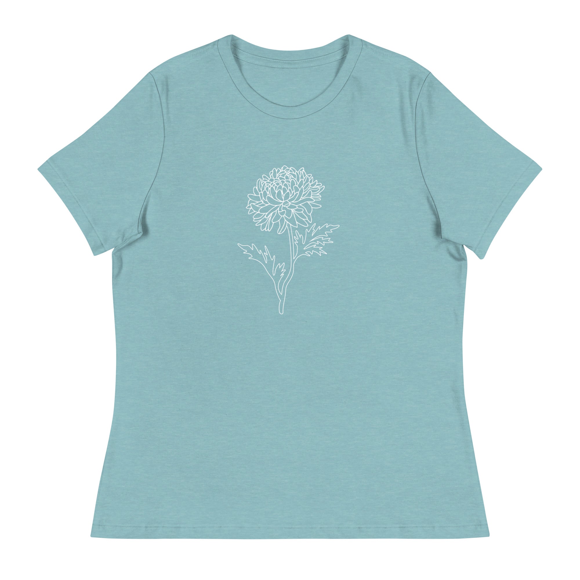 Premium Chrysanthemum Women's Relaxed Fit T-Shirt