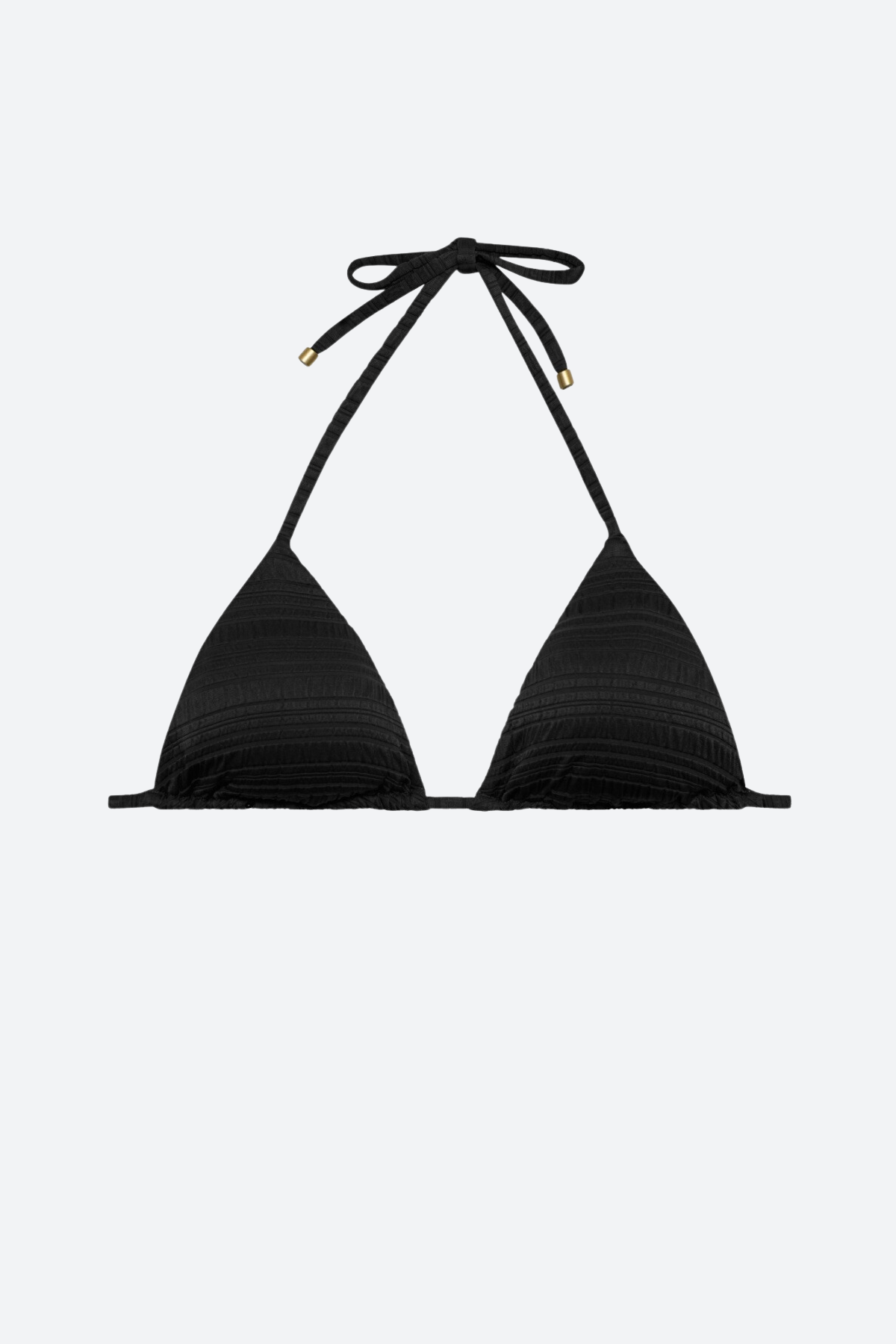 Premium Black Vitamin A Gia Triangle Bikini Top