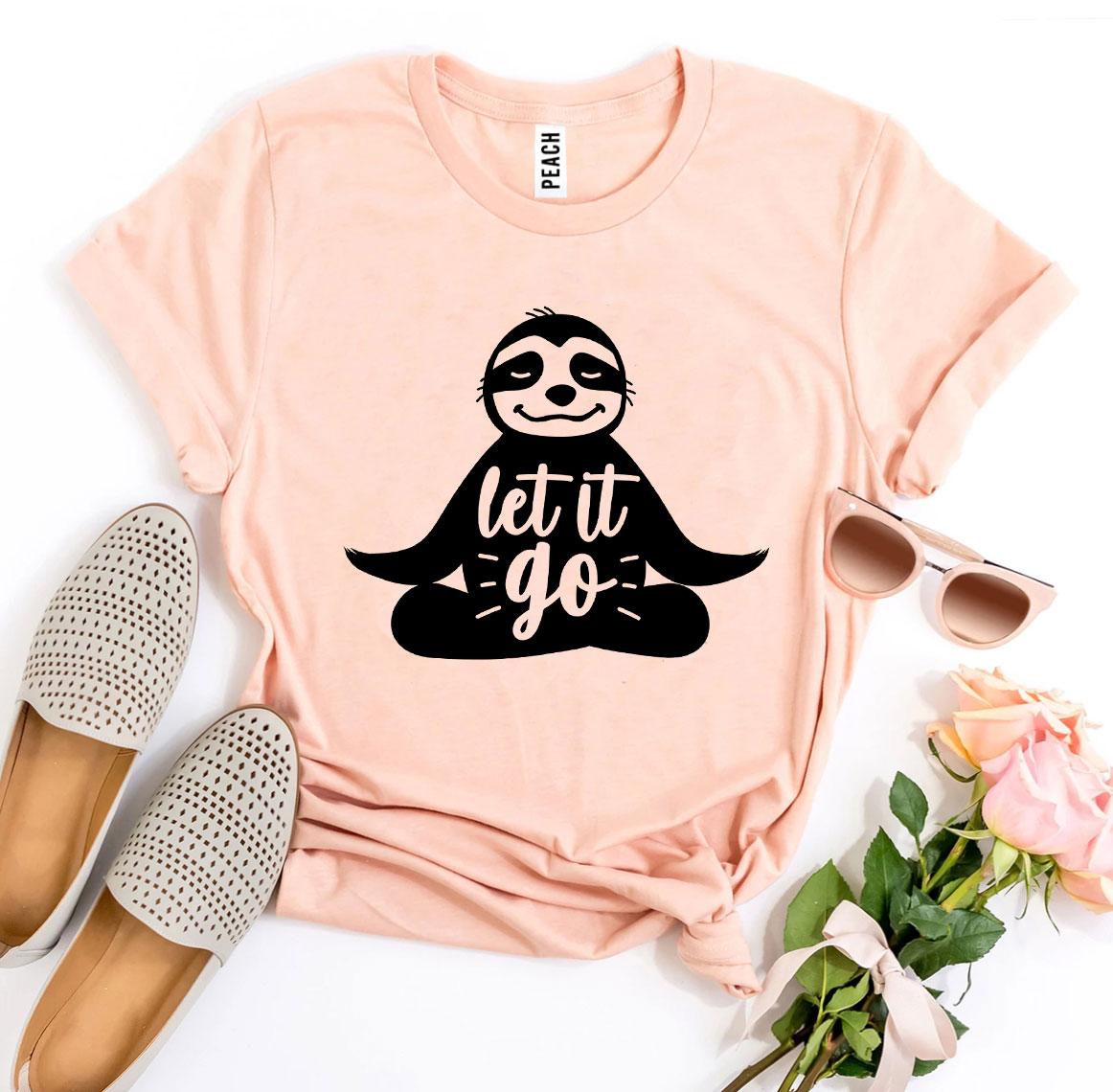 Premium Let It Go Sloth T-shirt - Ultimate Relaxation Wear