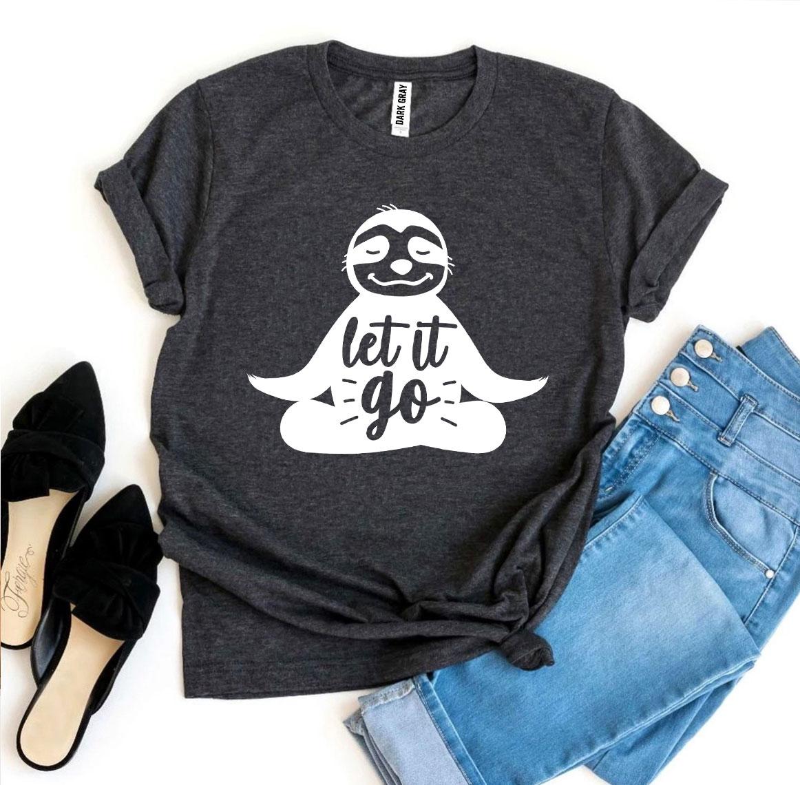 Premium Let It Go Sloth T-shirt - Ultimate Relaxation Wear