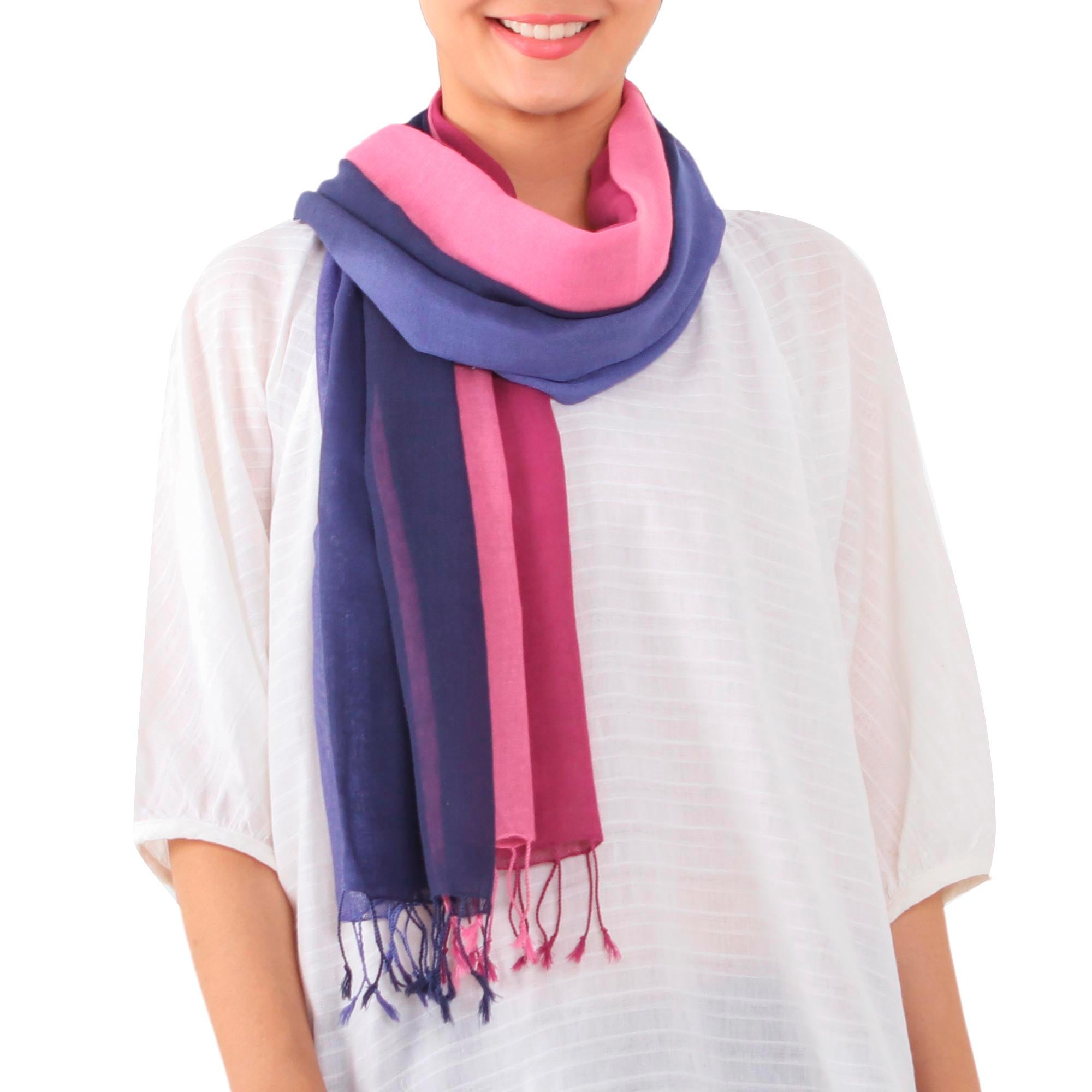 Premium Handwoven Cotton Scarf Set - Experience the Colors of Thailand