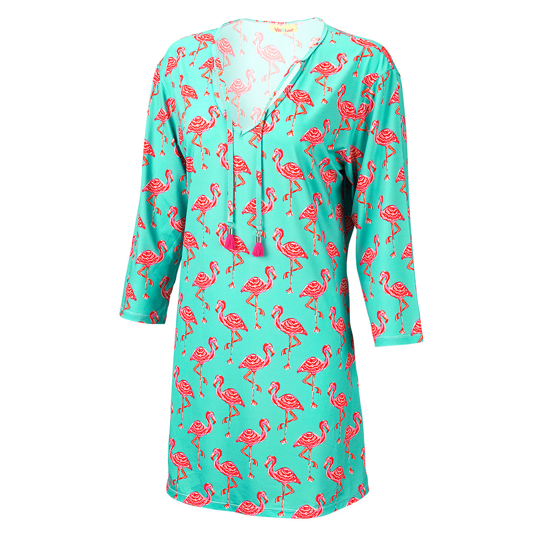 Premium Flamingo Print Women's Tunic - Ultimate Summer Style