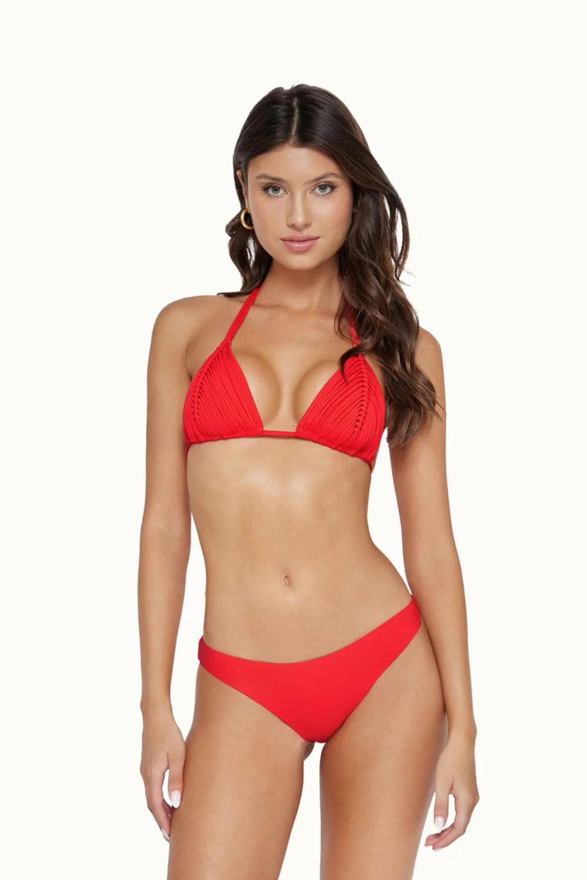 PQ Swim Premium Ruched Teeny Bottoms - Milos Collection