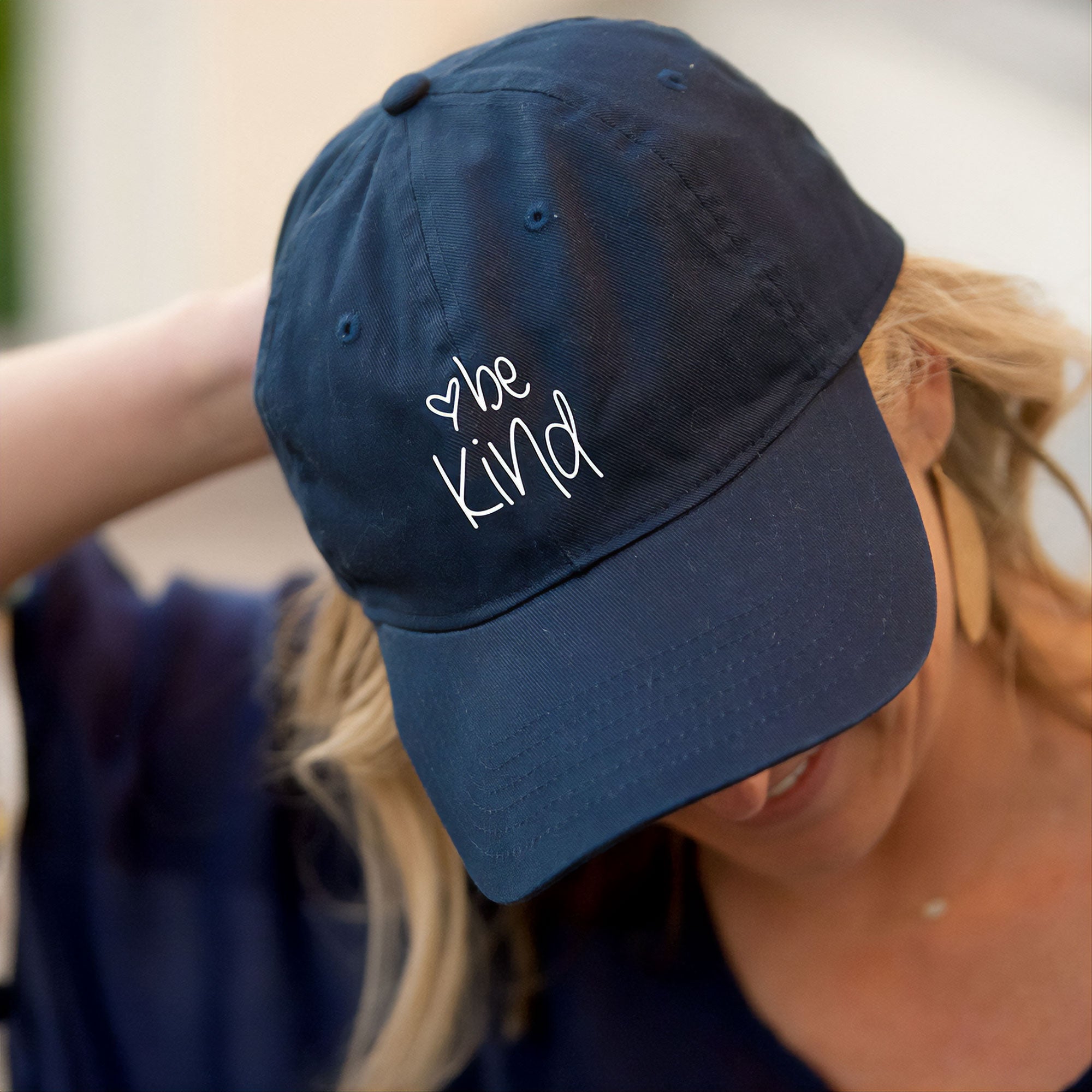 Premium Be Kind Navy Cap - Ultimate Comfort & Style