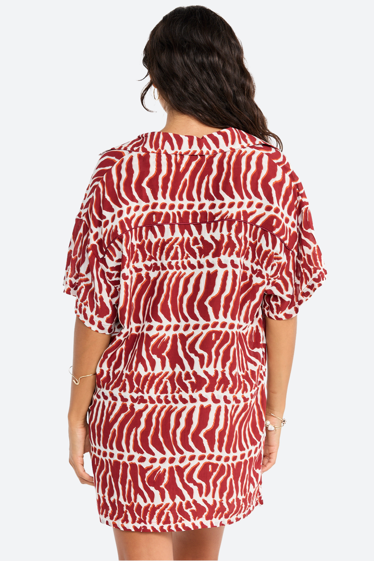 Premium Benoa Swim Aloha Shirt Dress - Ultimate Beach Coverup