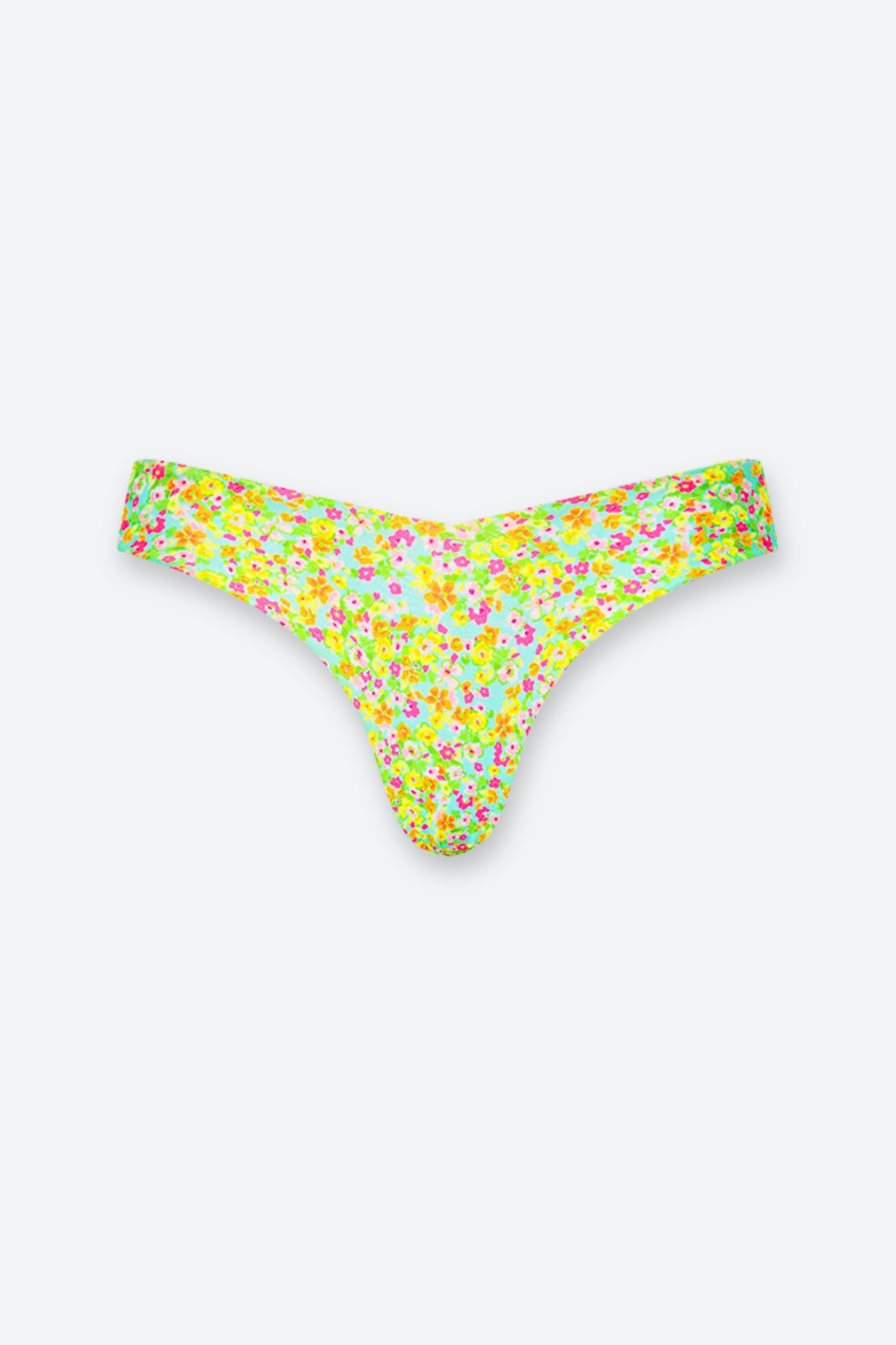 Premium Kulani Kinis Cheeky V Bikini Bottom - Wild Flower