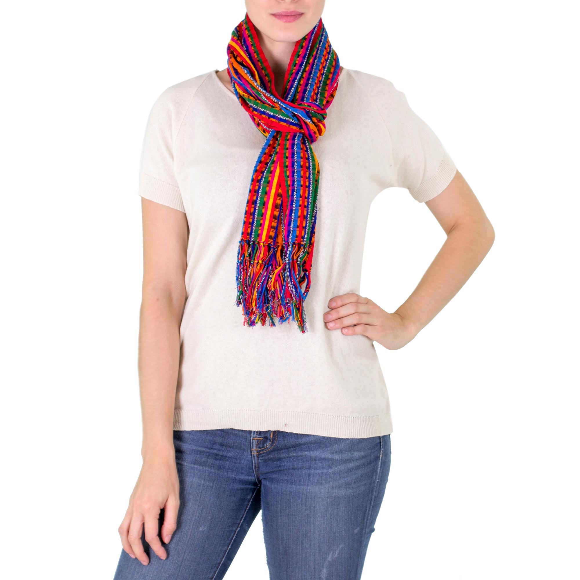 Premium Valley of Flowers Artisan Scarf