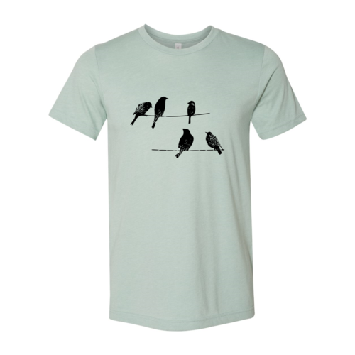 Premium Birds on a Wire Cotton Tee