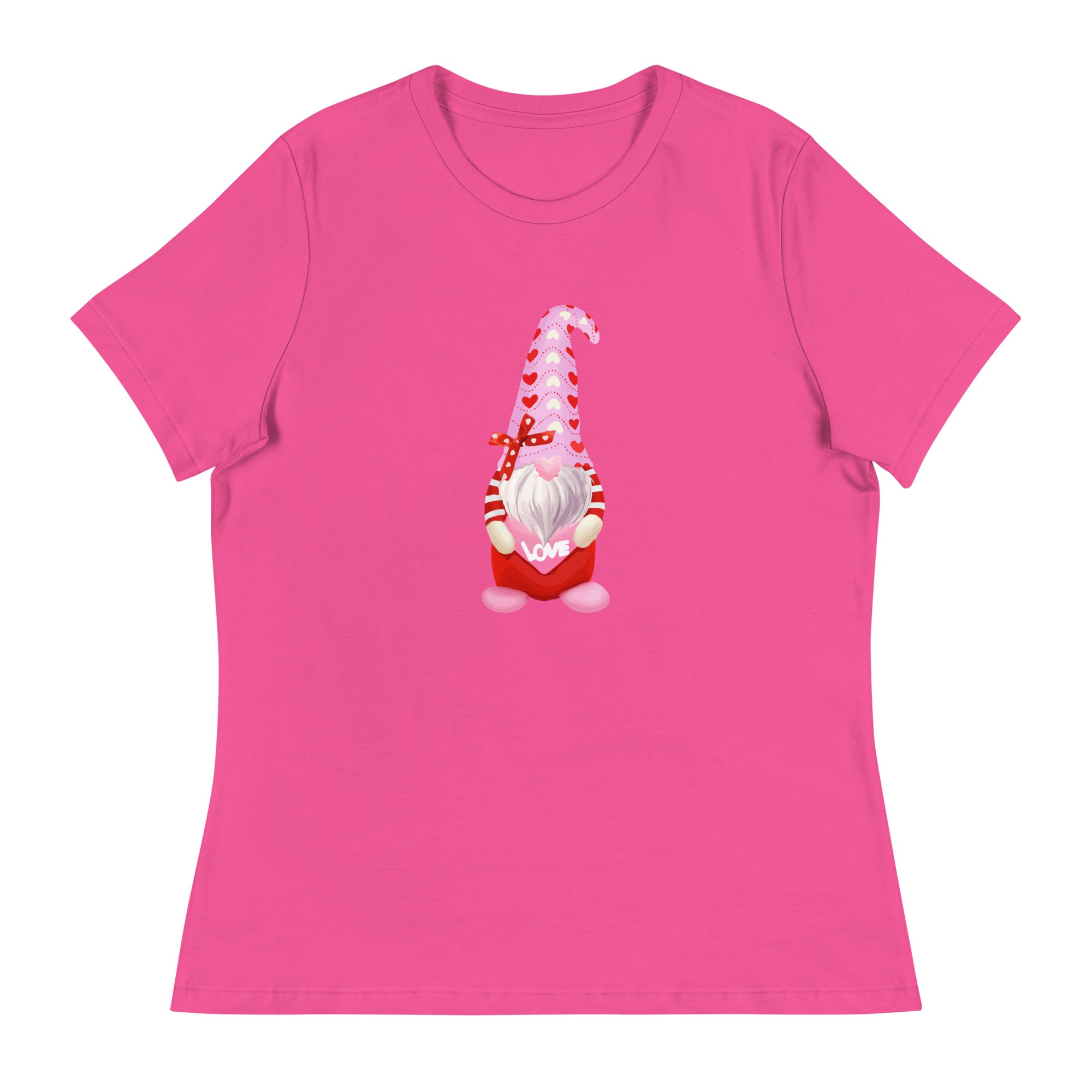 Premium Valentine Gnome Women's Relaxed Fit T-Shirt