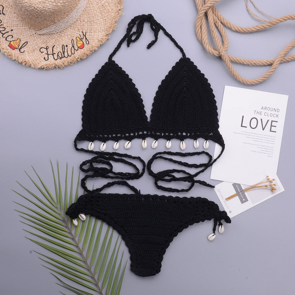 Ultimate Crochet Knit Brazilian Bikini Set – Stylish & Sexy Beachwear