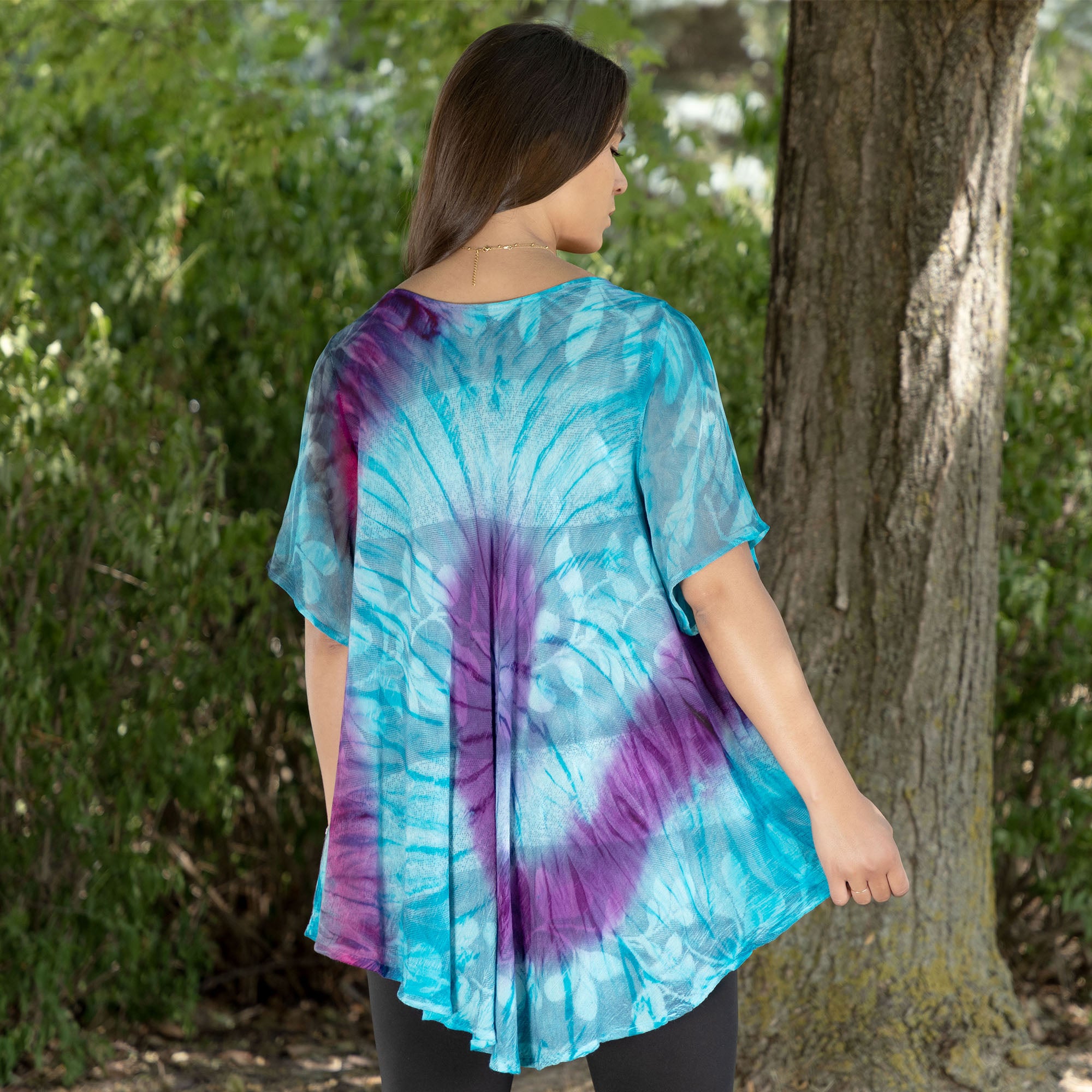 Premium Glitter & Tie-Dye Tunic - Ultimate Summer Style