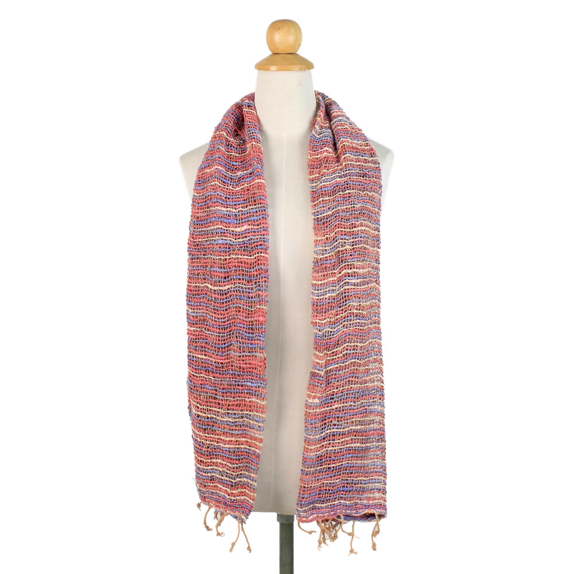 Premium Handwoven Cotton Scarf - Candy Color Bliss from Thailand