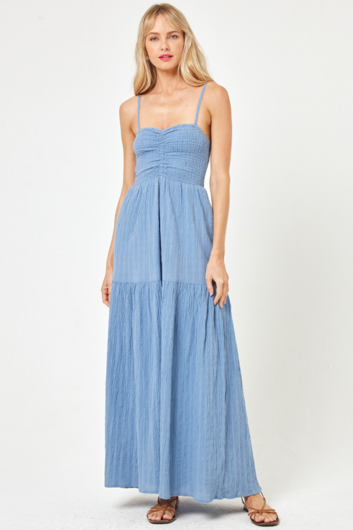 Premium L*Space Mallorca Maxi Dress - Baltic Blue