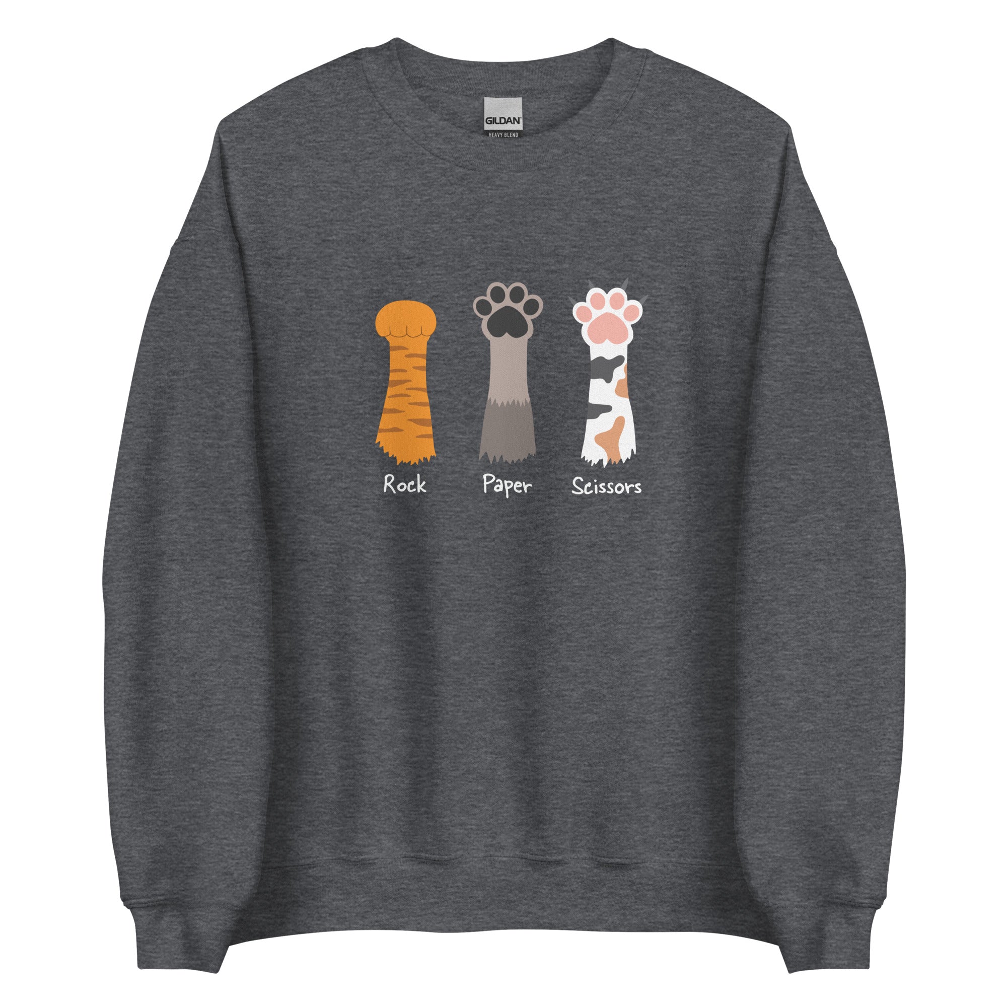 Premium Rock Paper Scissors Crewneck Sweatshirt - Ultimate Comfort & Style