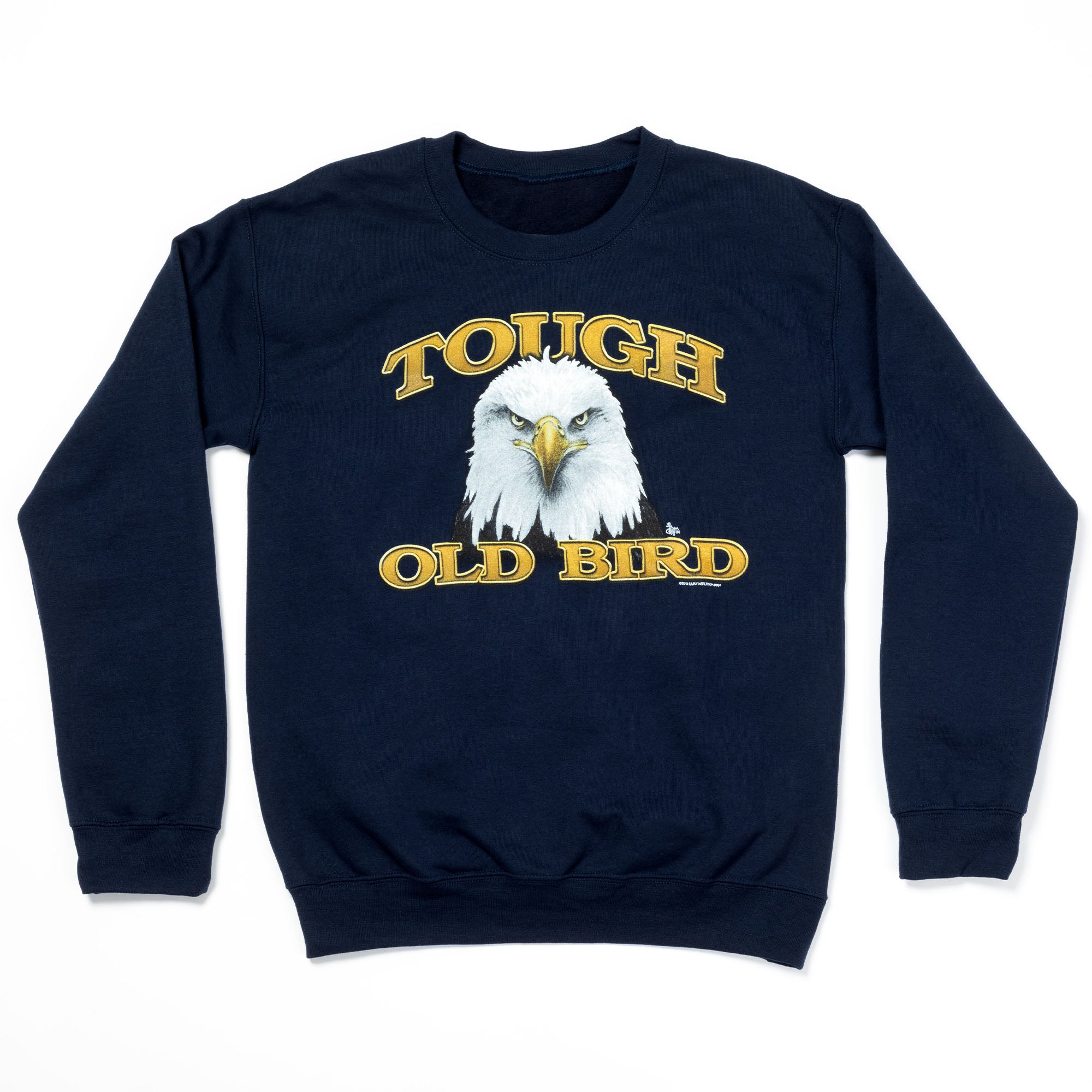 Premium Tough Old Bird Crewneck Sweatshirt - Bold Eagle Design