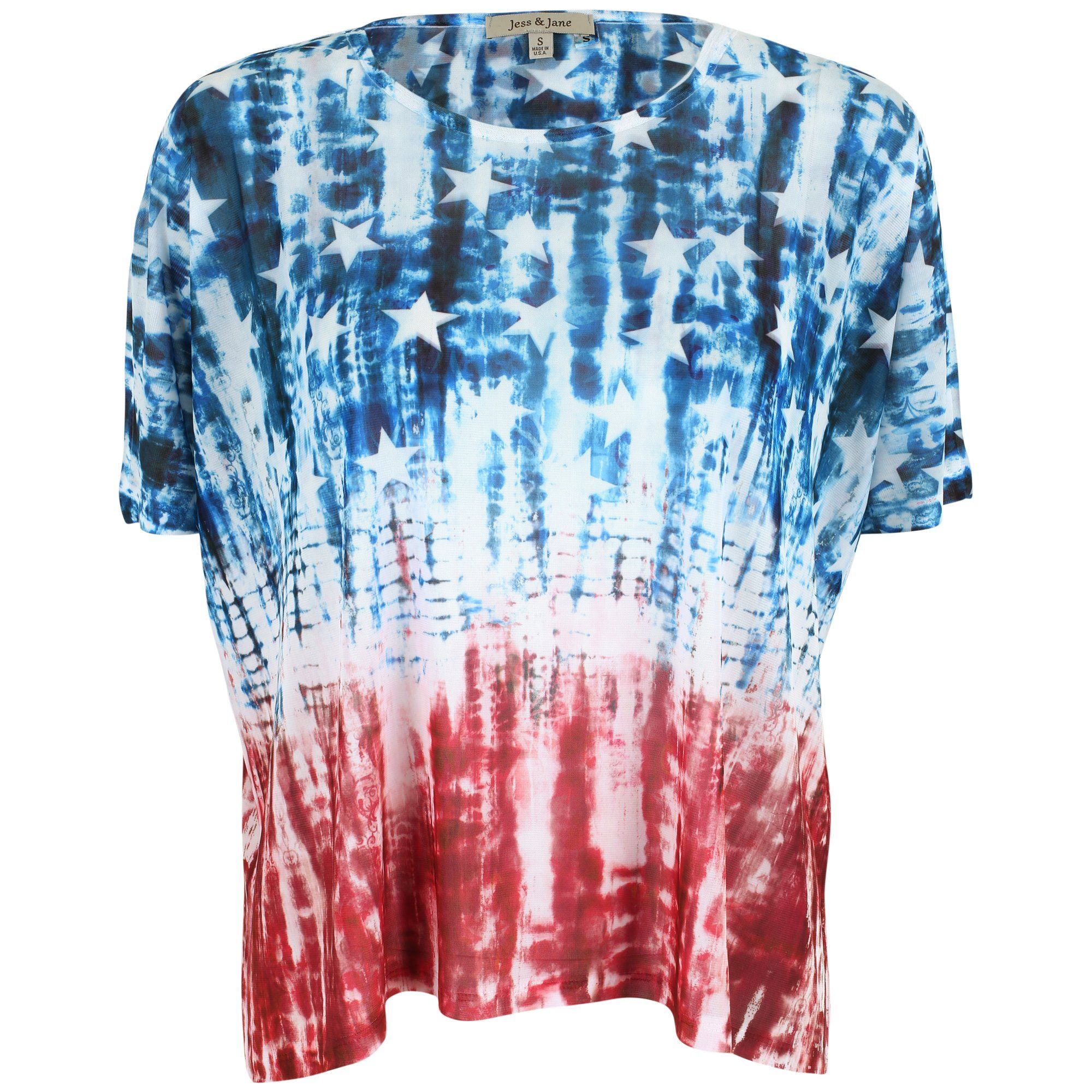 Ultimate Patriotic Tie-Dye Dolman Top - Premium Comfort & Style