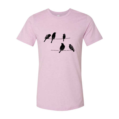 Premium Birds on a Wire Cotton Tee