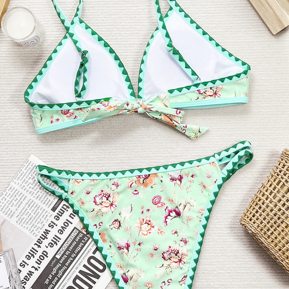 Premium Boho Floral Crochet Bikini Set - Ultimate Summer Style