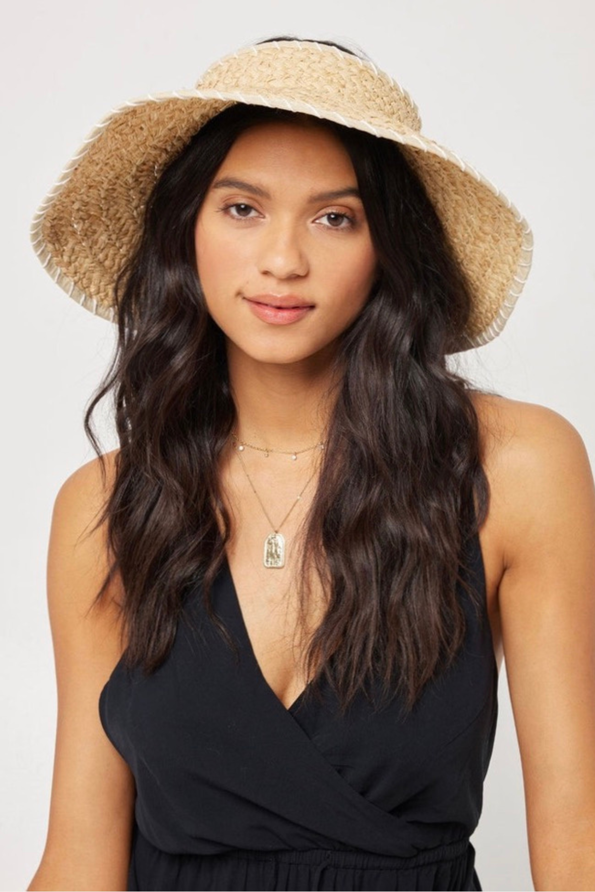 Premium L*Space Del Mar Roll-Up Sun Hat in Natural – Ultimate Beach Style