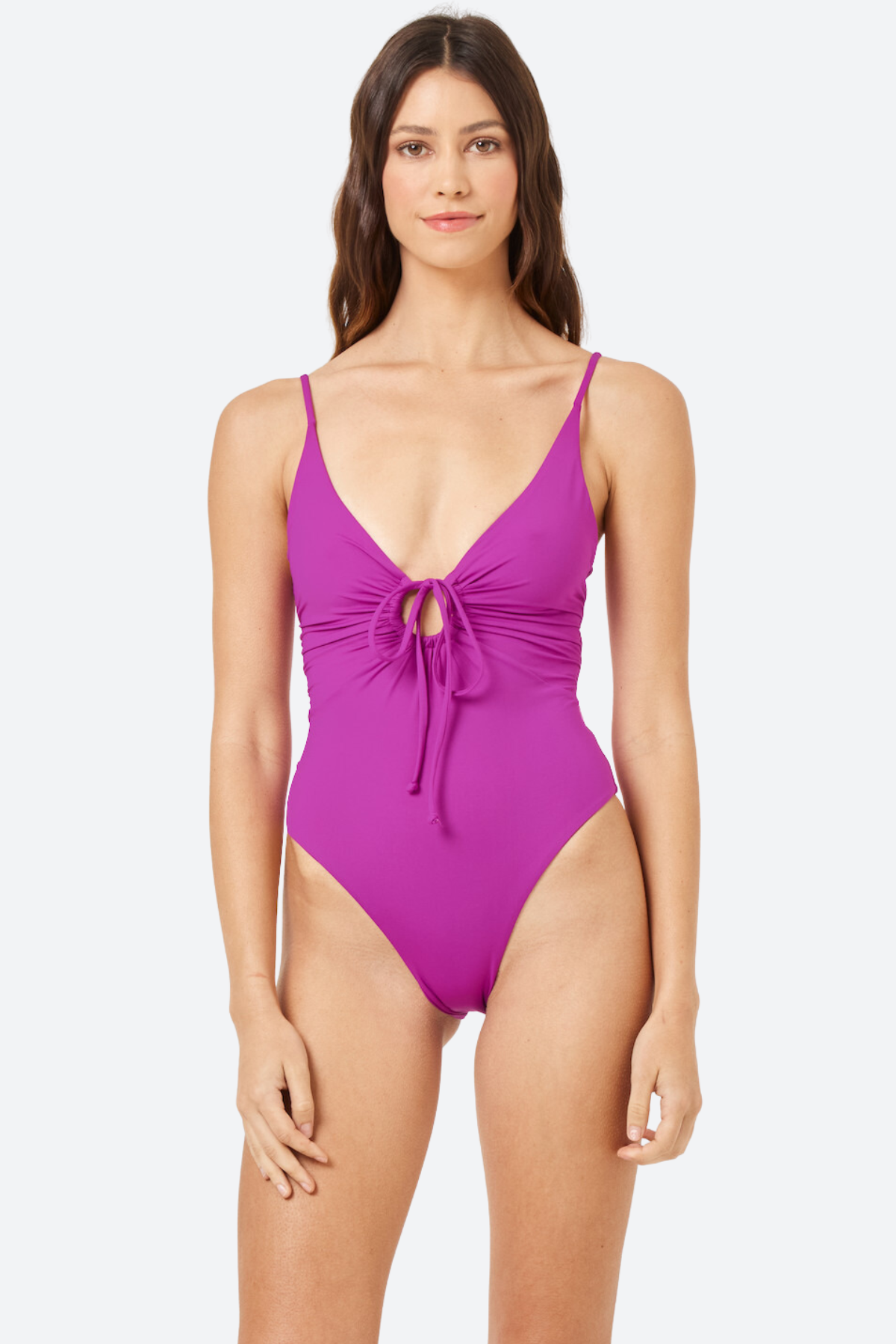 Premium L*Space Piper One Piece Swimsuit in Wild Aster - Ultimate Classic Fit