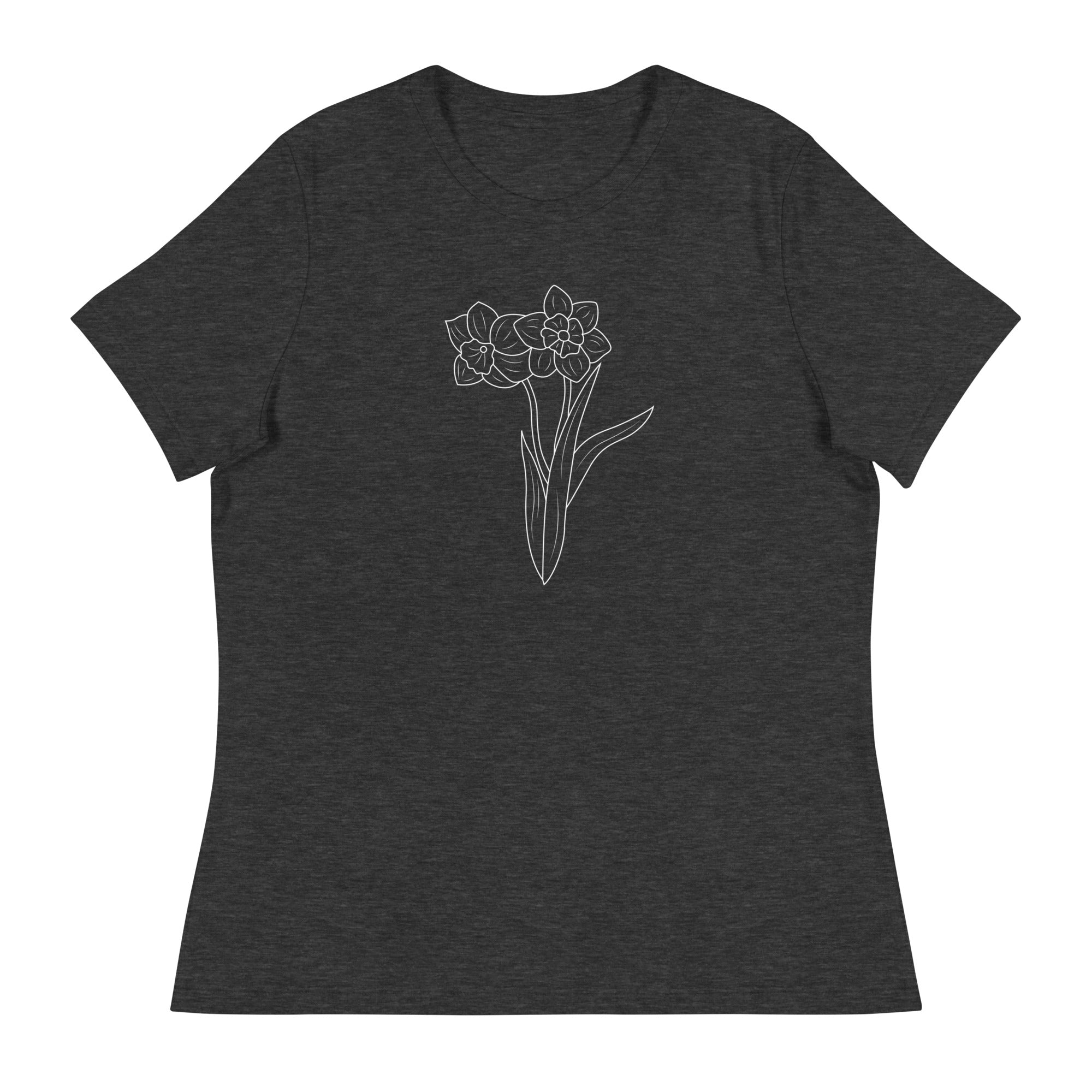 Premium Narcissus Women's Relaxed Fit T-Shirt - Ultimate Comfort