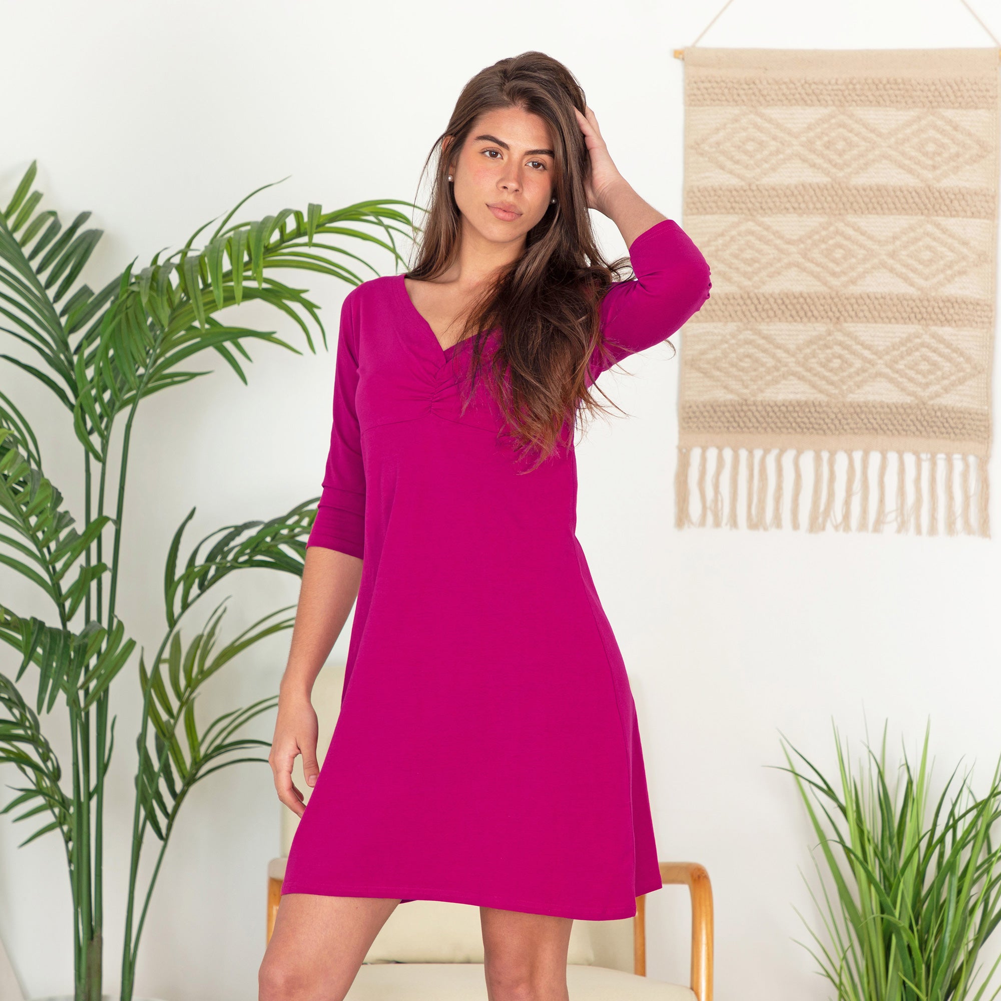 Premium Organic Cotton Fit & Flare Dress