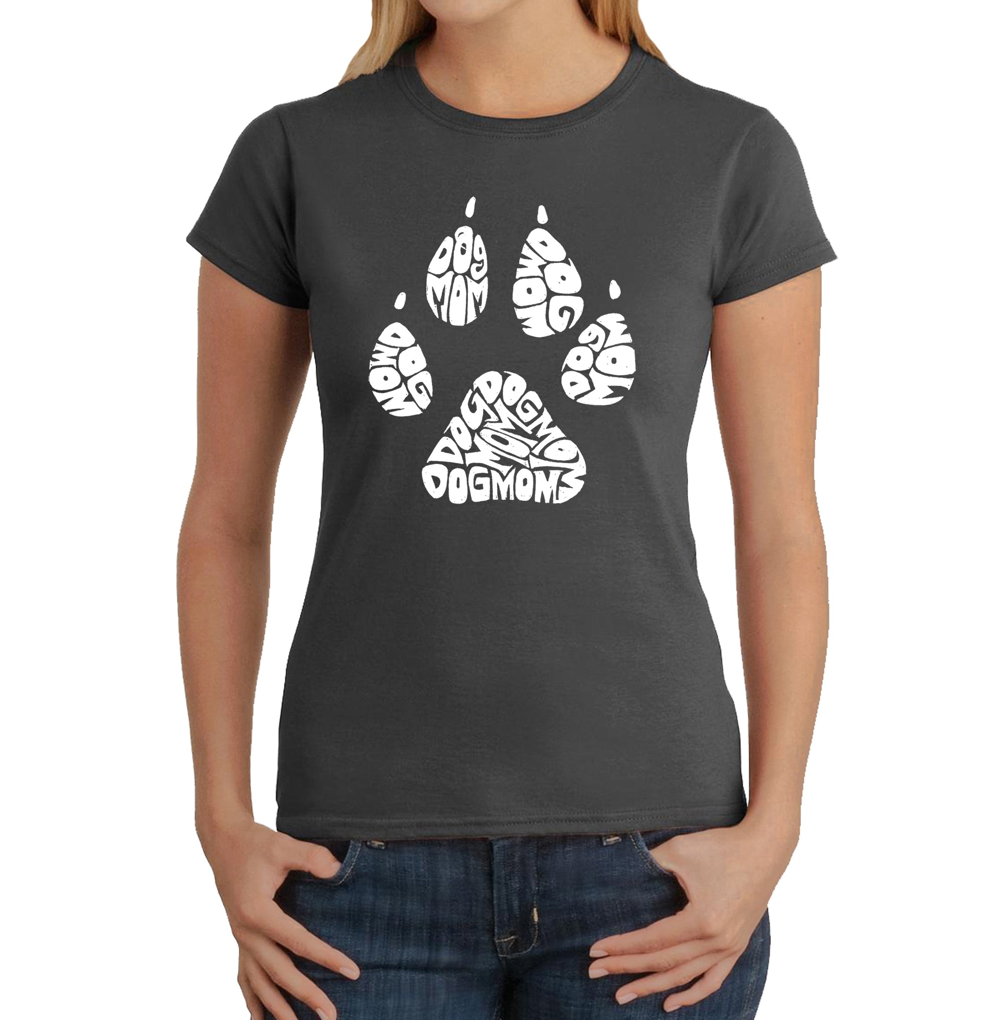 Ultimate Dog Mom T-Shirt - Premium Women's Word Art Tee