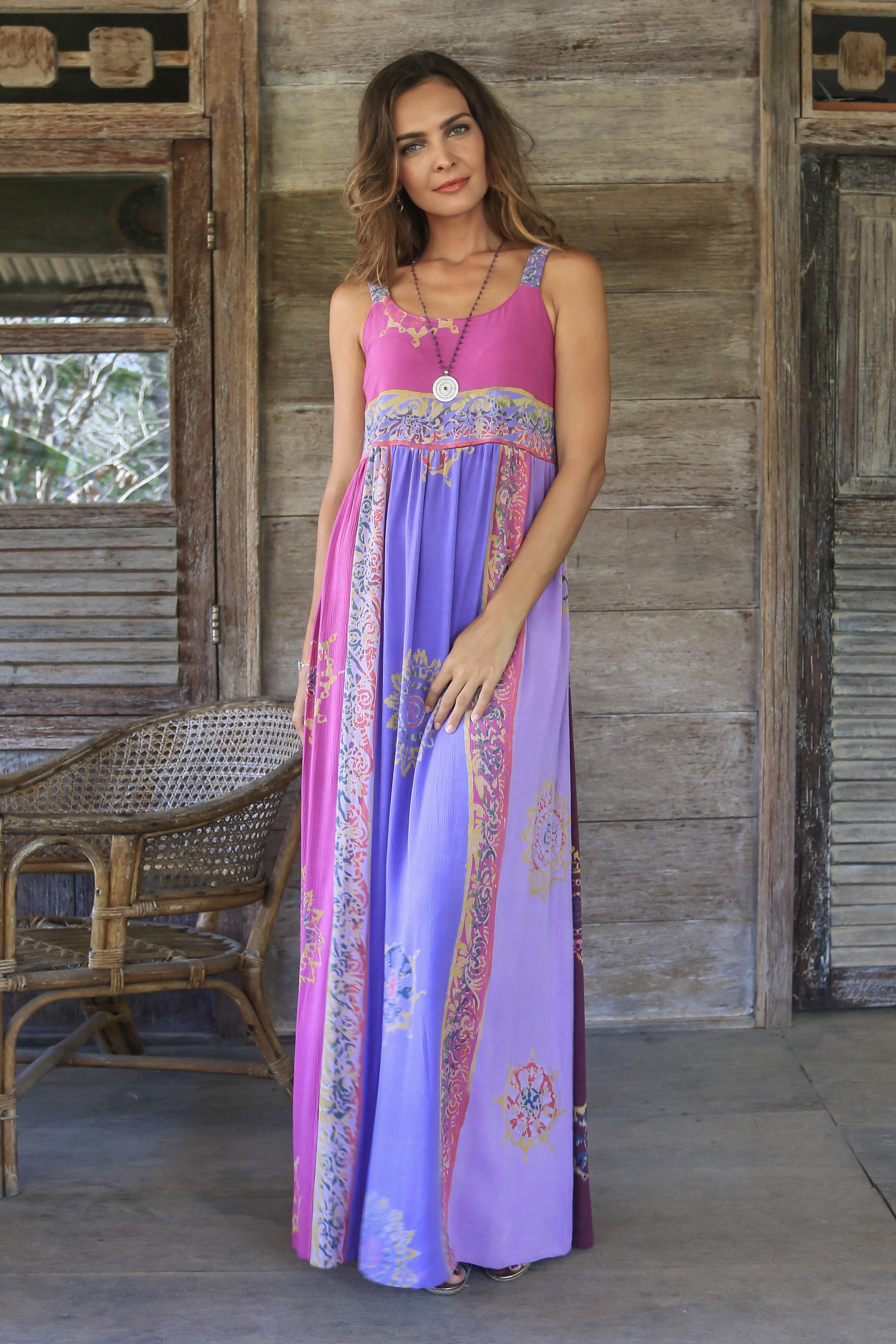 Premium Batik Rayon Sundress – Handcrafted in Bali