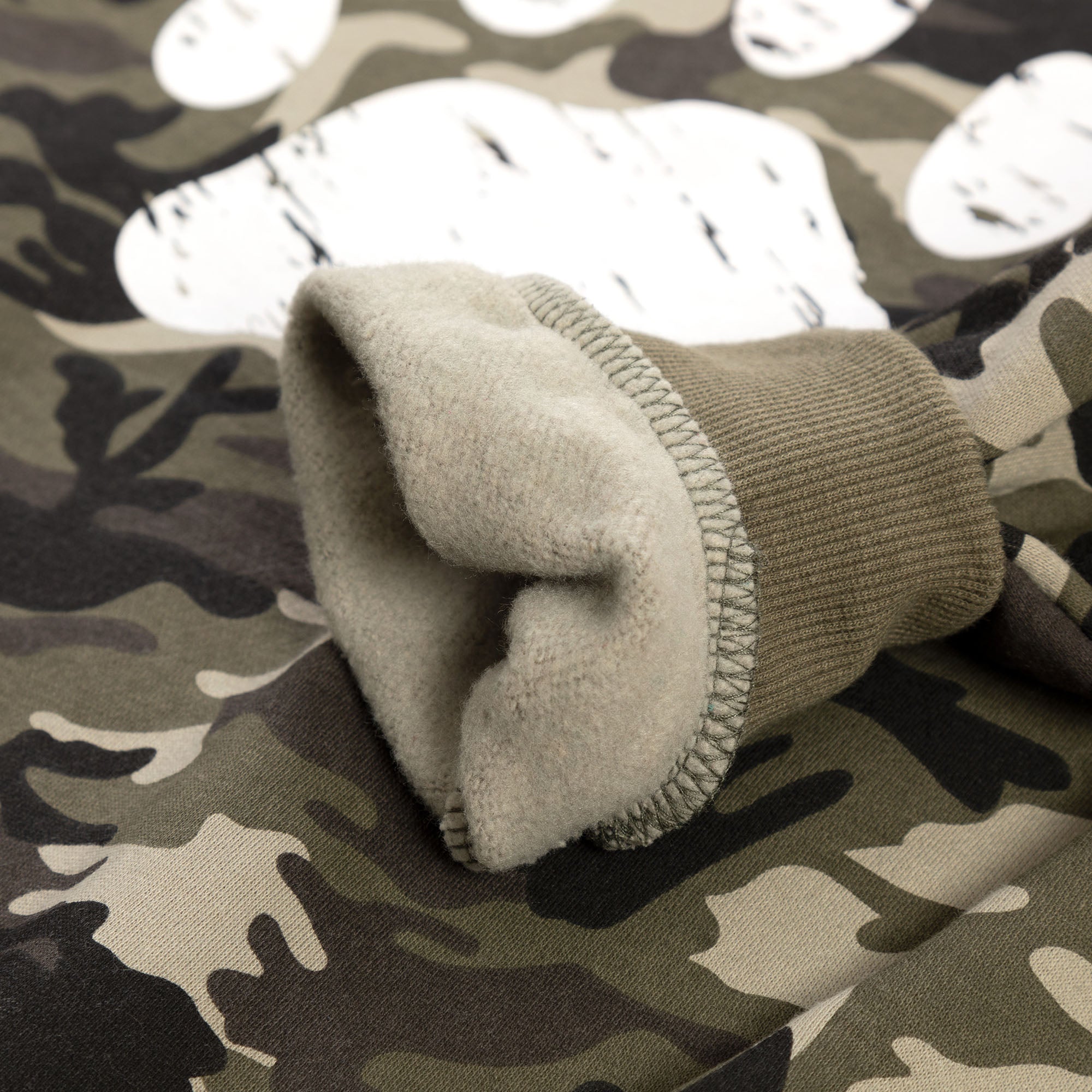 Premium Distressed Paw Camo Sweatshirt - Ultimate Comfort for Animal Lovers