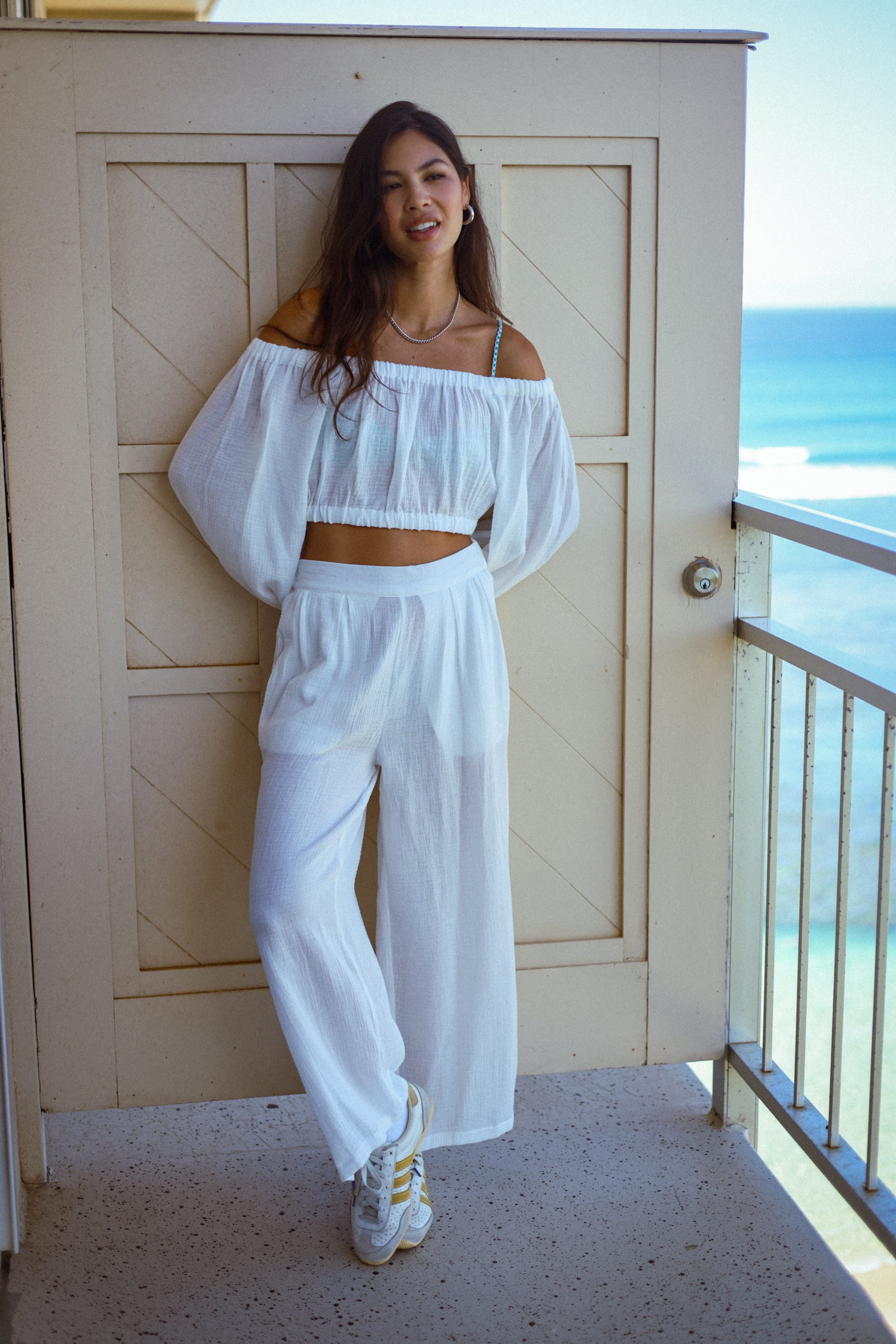 Ultimate Golden Trip Alana Pants - White