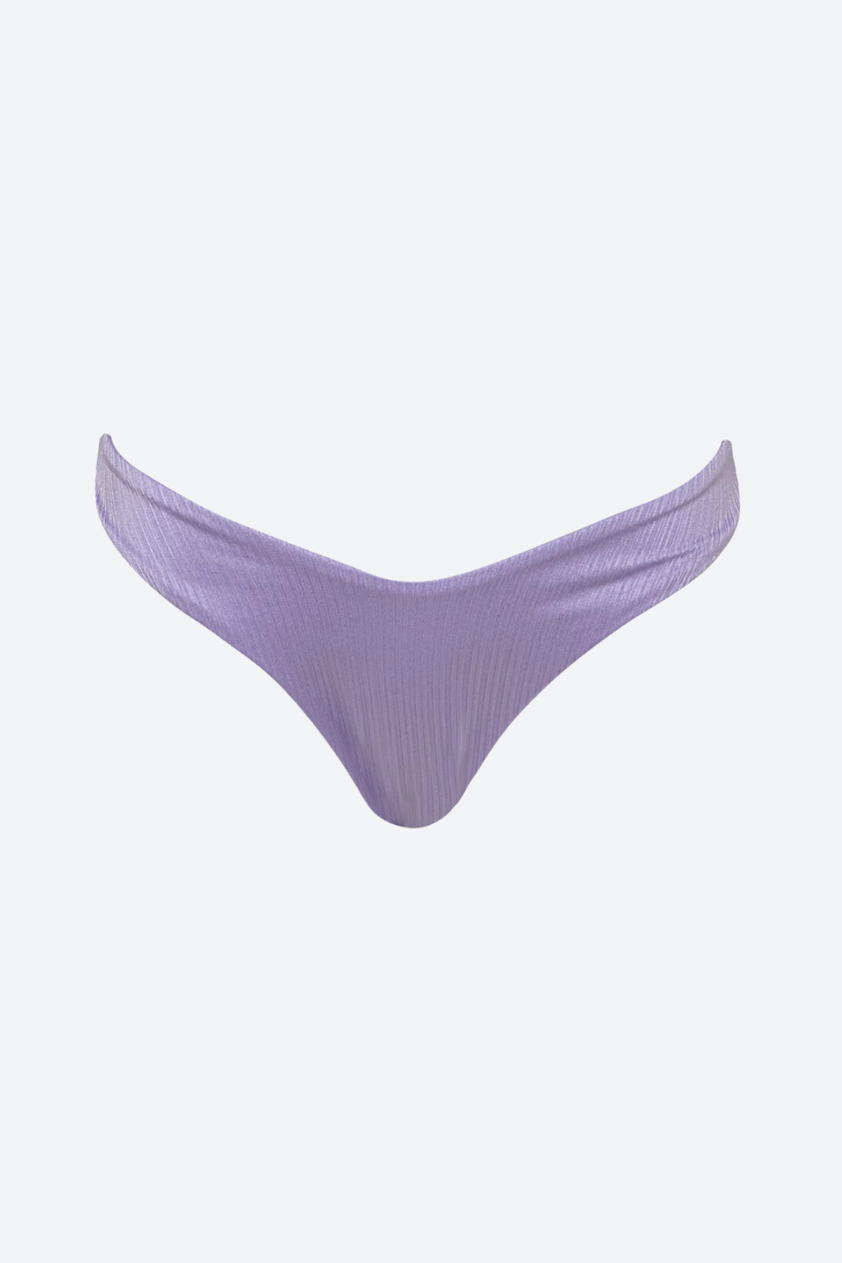 Maaji Premium Lavender Wisteria Splendour High-Waist Bikini Bottom - Light Purple