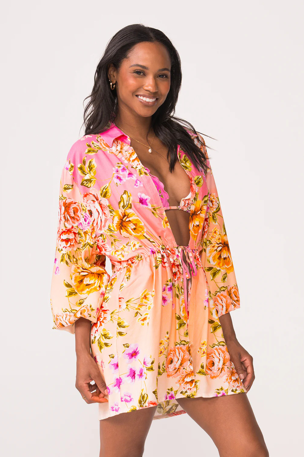 PQ Swim Premium Ari Cover Up in Bahia - Ultimate Beachwear Essential